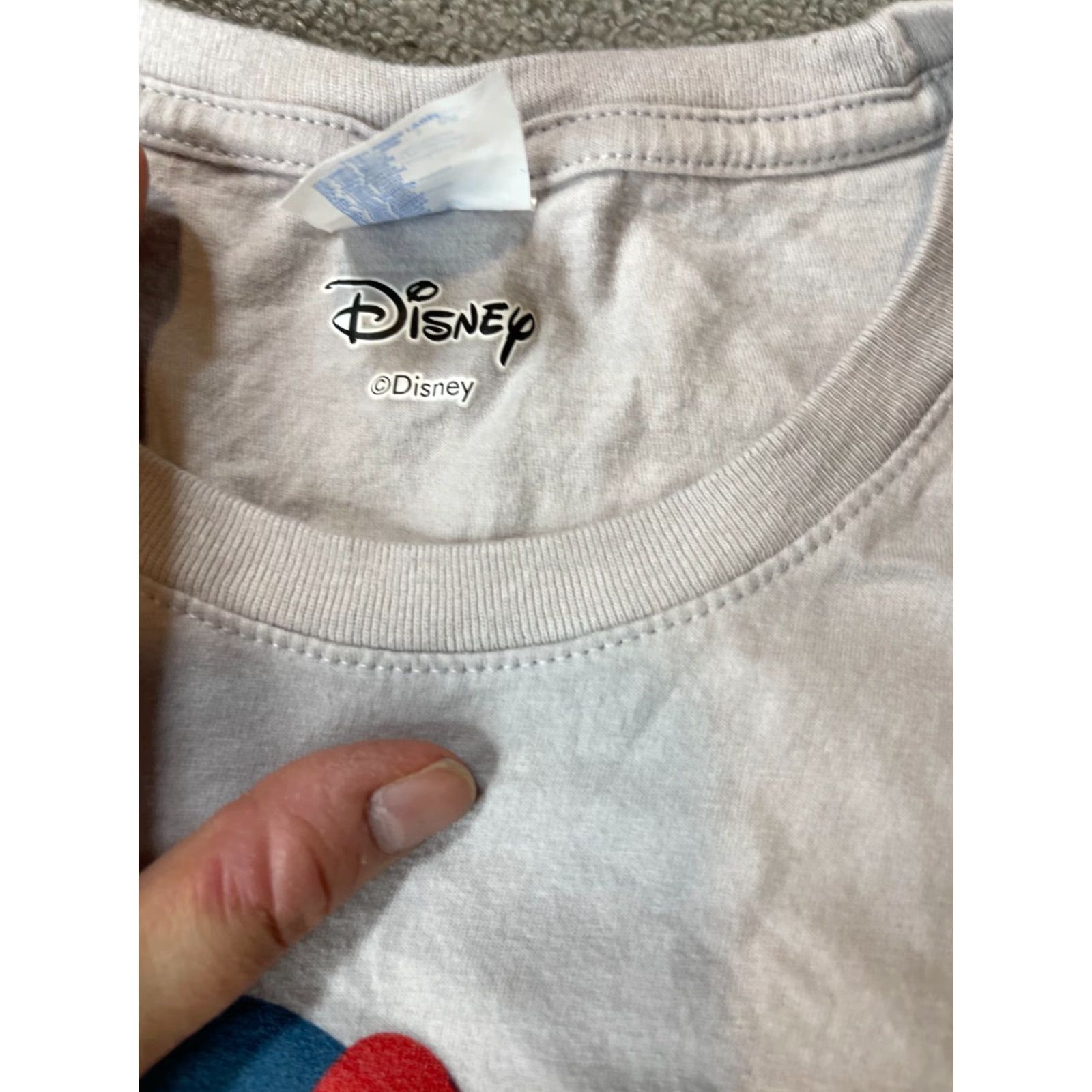 Disney Disney Shirt Womens Medium Short Sleeve Top Christmas Purple Crew Neck Mickey Logo Holiday Light Purple Size M / US 6-8 / IT 42-44 - 5 Thumbnail