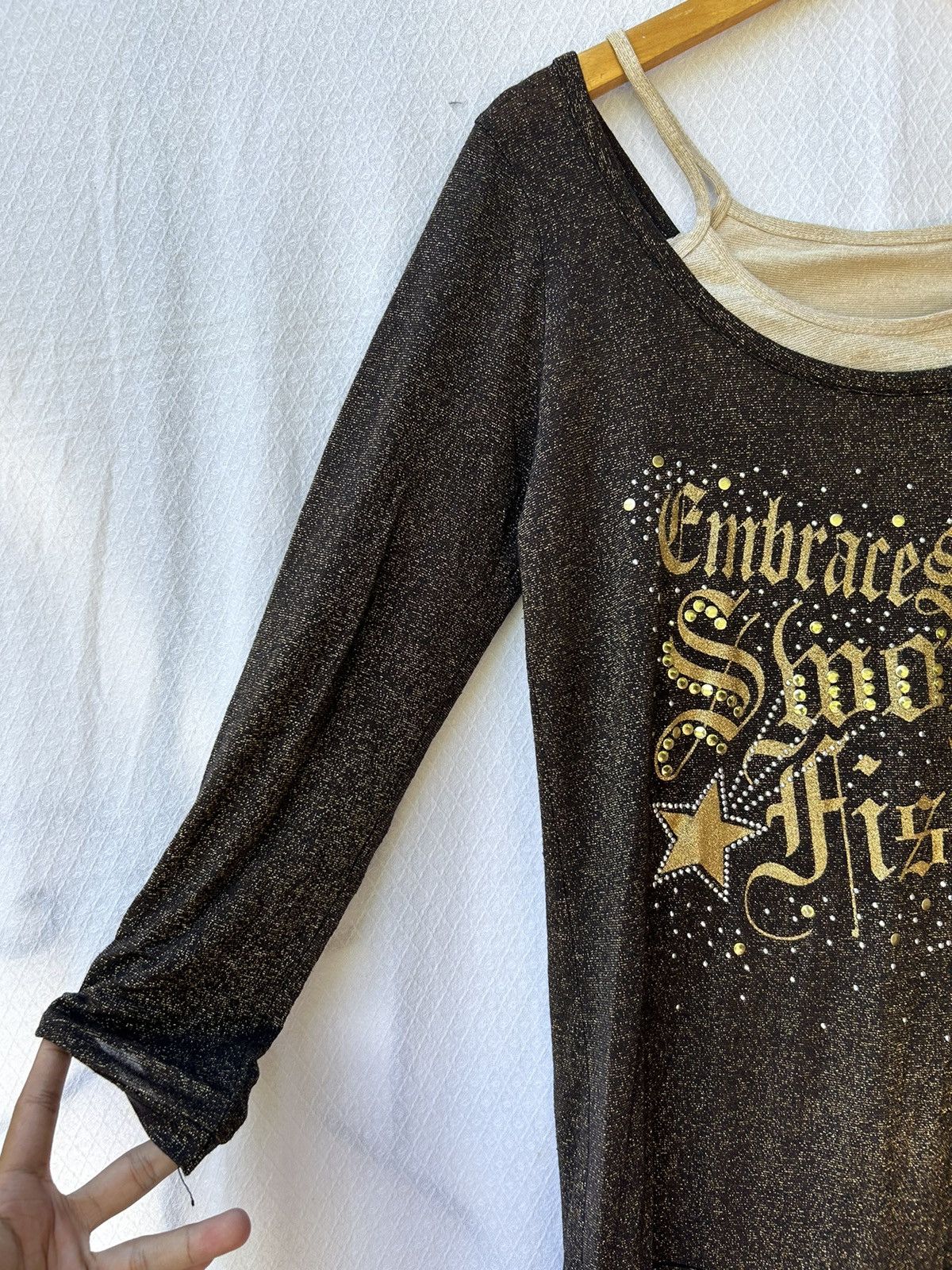 Hysteric Glamour 💸BINDINGOFFER💸Japanaese gothic style poem longsleeve Size US M / EU 48-50 / 2 - 4 Thumbnail