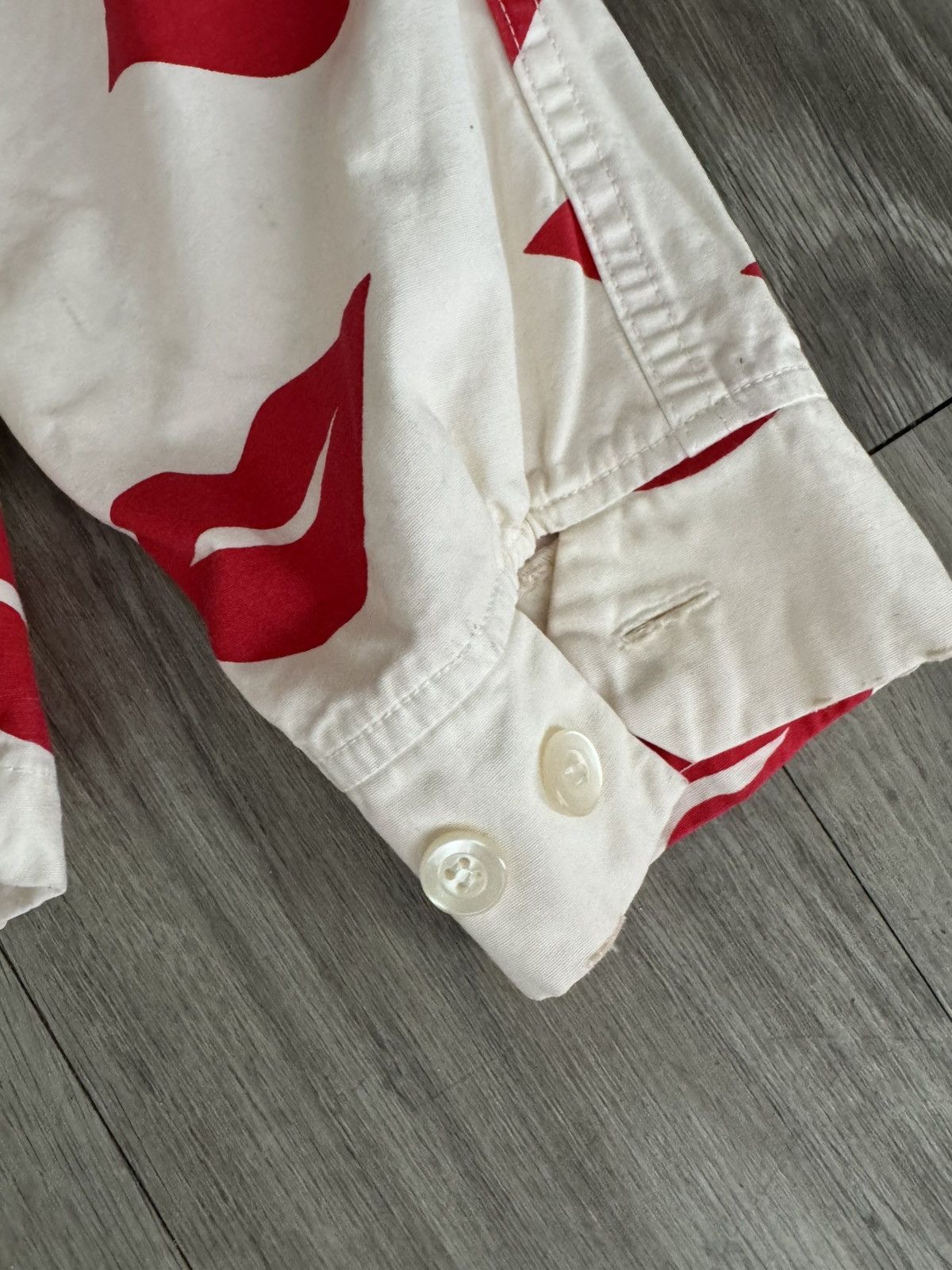 Saint Michael Saint michael lips graphic zip up light jacket Size US M / EU 48-50 / 2 - 3 Thumbnail