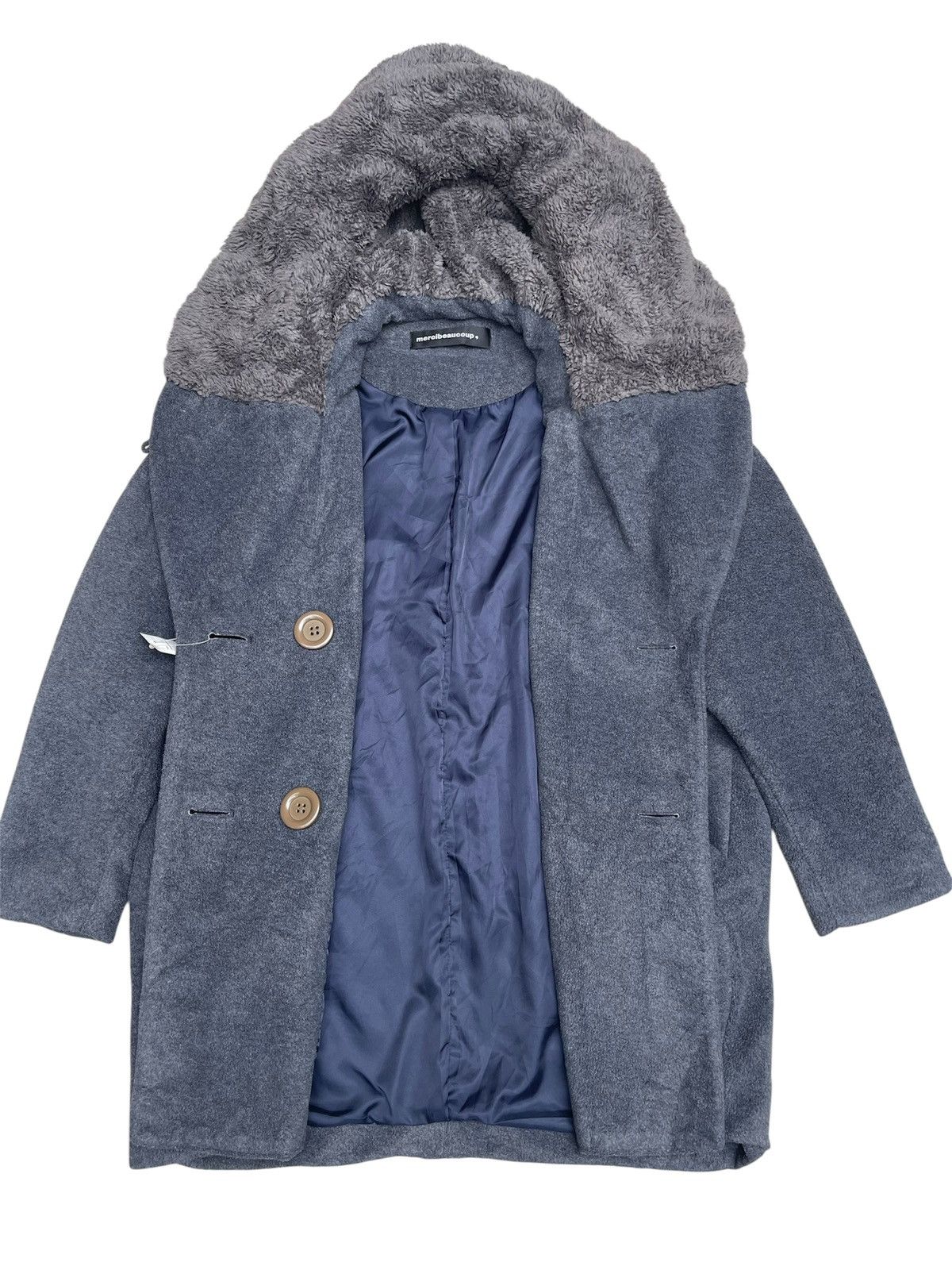 mercibeaucoup Avant-Garde mercibeaucoup Winter Coat – Double-Breasted Size L / US 10 / IT 46 - 4 Thumbnail