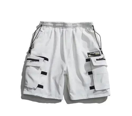 Japanese Brand 20SS Indigo Union Japan White Big Pocket Worker Shorts Size US 32 / EU 48 - 1 Thumbnail