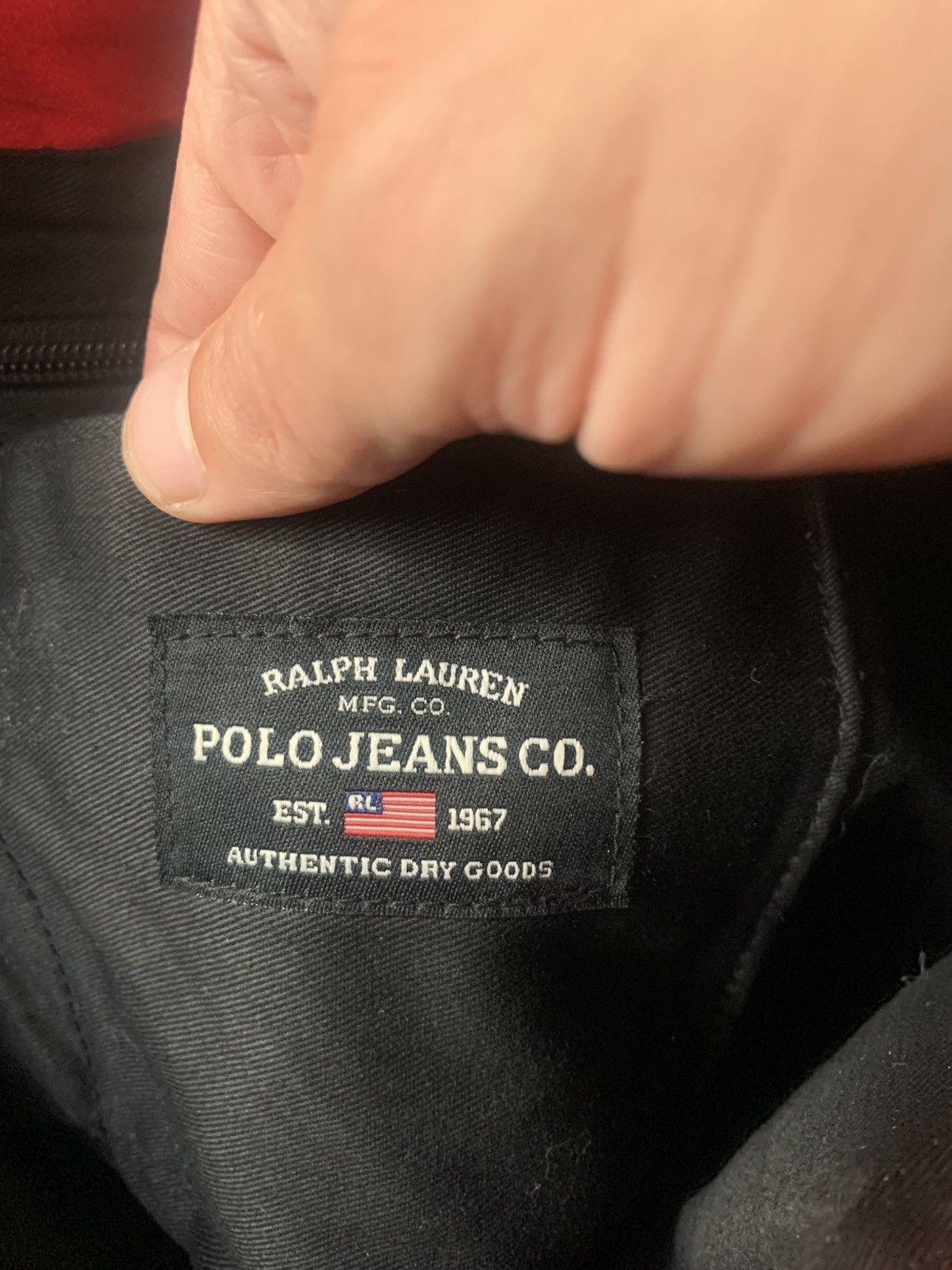 Polo Ralph Lauren Vintage Ralph Lauren Polo Jeans Company Velvet Bag Size ONE SIZE - 3 Thumbnail
