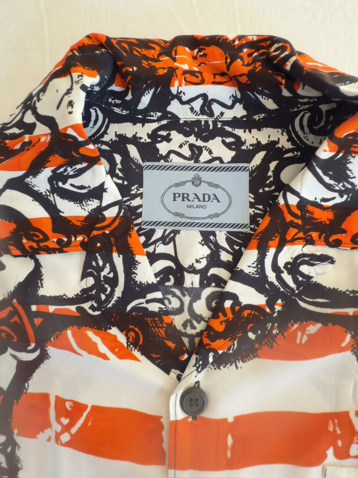 Prada Prada rare bowling shirt Size S / US 4 / IT 40 - 4 Thumbnail
