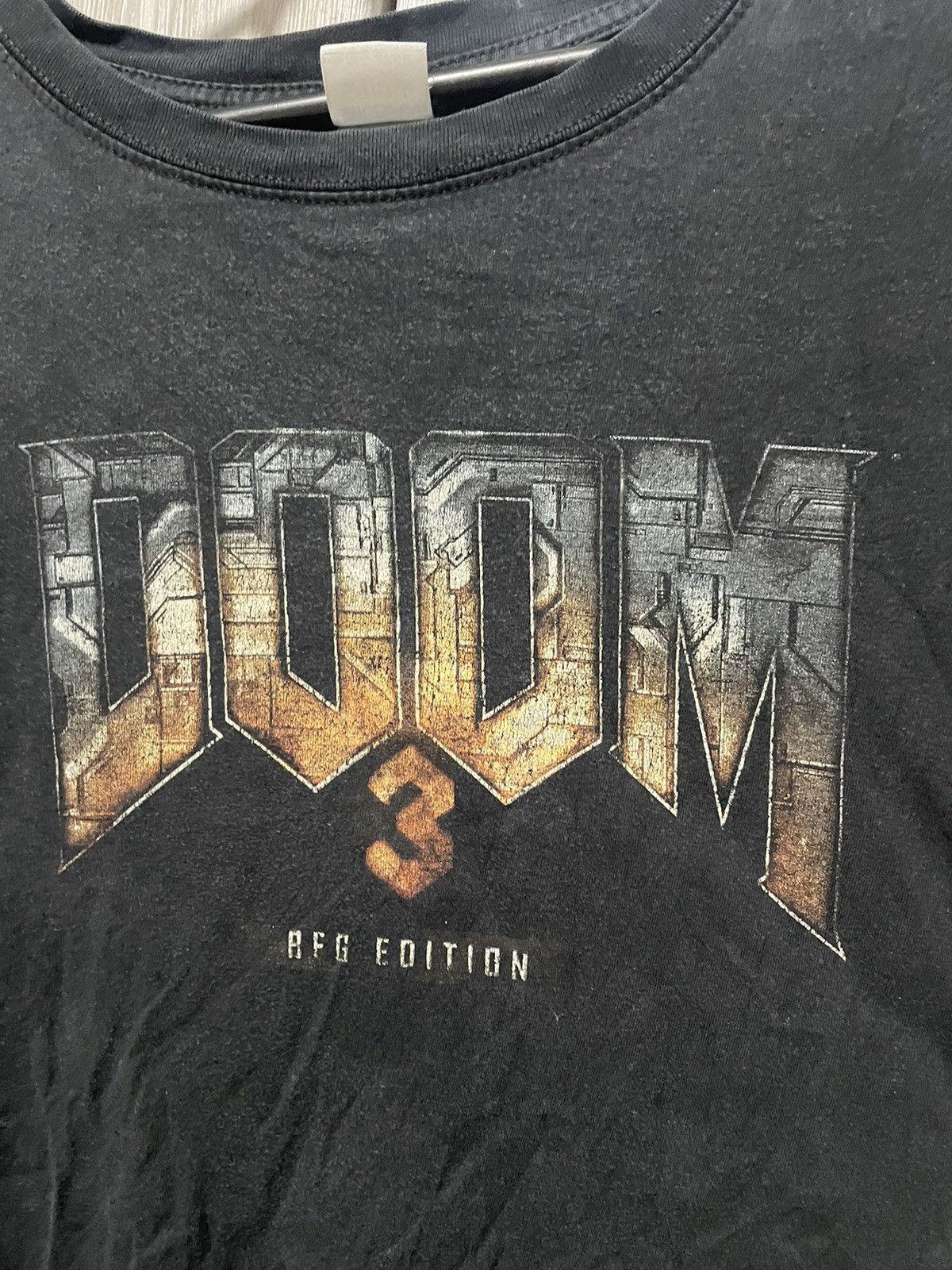 The Game Doom 3 Game Pc BFG Edition Promo Vintage T-Shirt Size US L / EU 52-54 / 3 - 3 Thumbnail