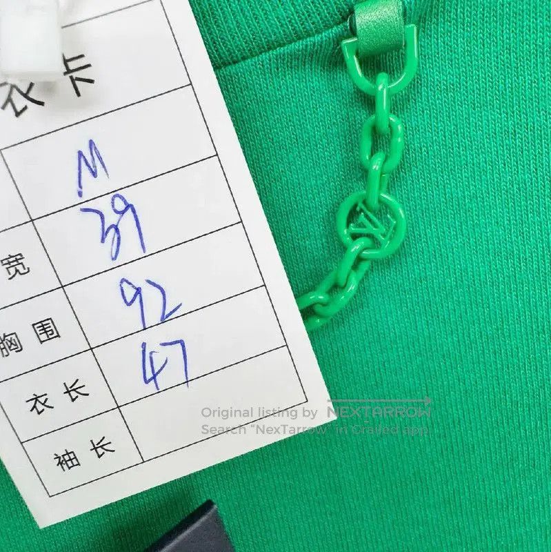 Louis Vuitton Louis Vuitton Green Summer Short Sleeve T. Size M / US 6-8 / IT 42-44 - 4 Thumbnail