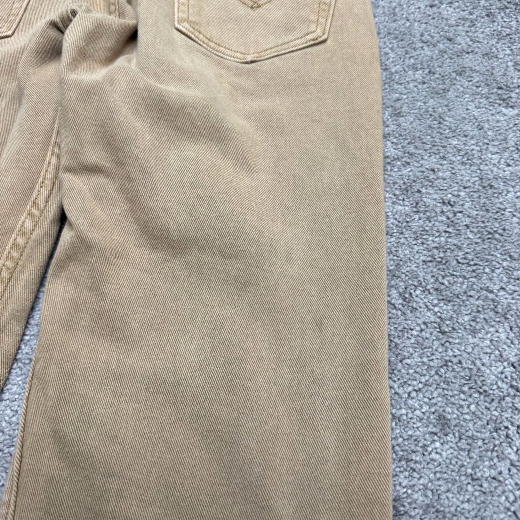 Levi's Levi's 514 Jeans Mens 30x27 Khaki Brown Cotton Denim Straight Regular Comfort Stretch Size US 30 / EU 46 - 7 Thumbnail