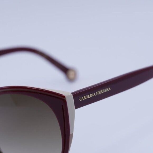Carolina Herrera Carolina Herrera HER 0142/S 0R9S HA Sunglasses Burgundy Size ONE SIZE - 3 Thumbnail