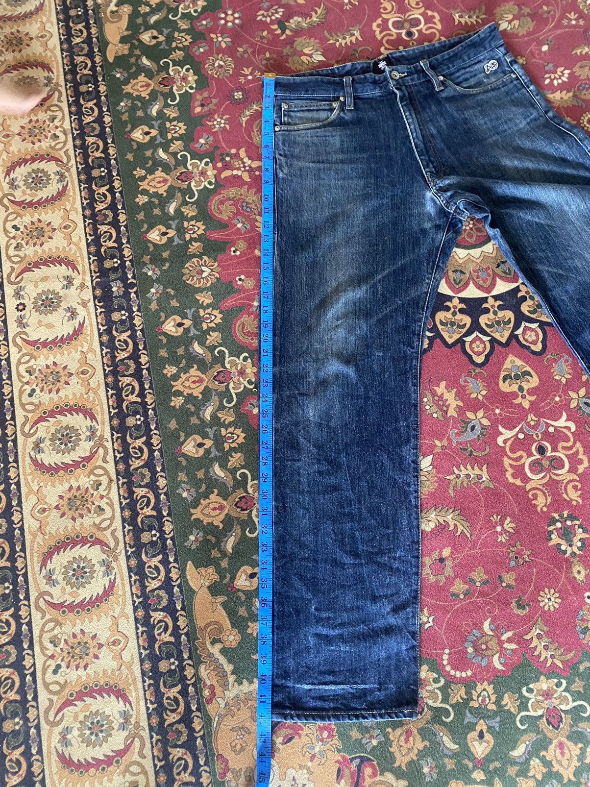 Other 🔥🔥Stussy XXX Rare Design Style Distressed Denim Pants Size US 36 / EU 52 - 21 Thumbnail