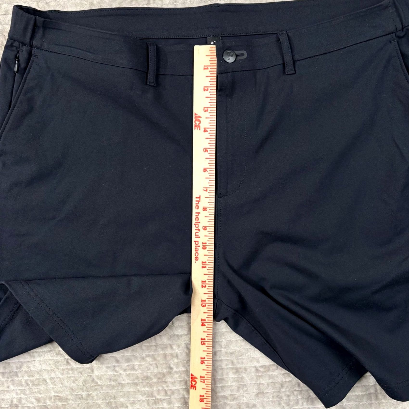 Vintage Public Rec All Day Every Day Shorts Black 40 Regular Waist 8in Inseam Polyester Blend Chino Casual Sport Size US 40 / EU 56 - 5 Thumbnail