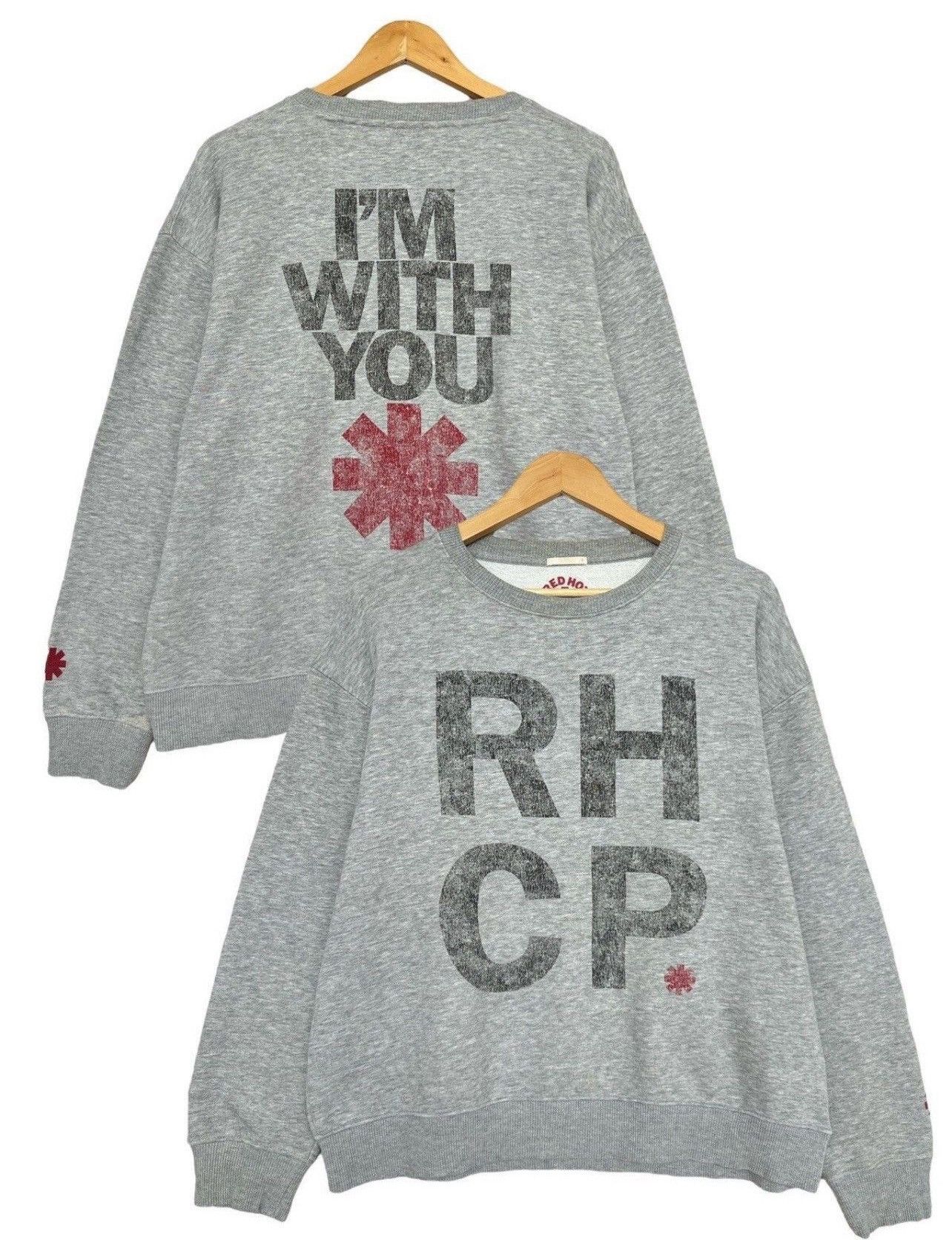 Band Tees × Japanese Brand Uniqlo Red Hot Chili Pepper Crewneck Rhcp Sweatshirt Size US M / EU 48-50 / 2 - 1 Thumbnail