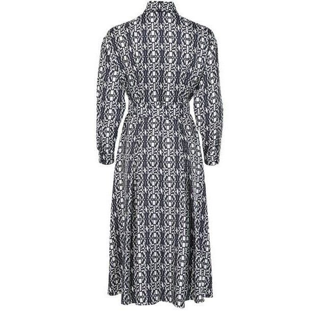 MAX MARA Espolso Blue Silk Midi Dress New & Authentic (Women