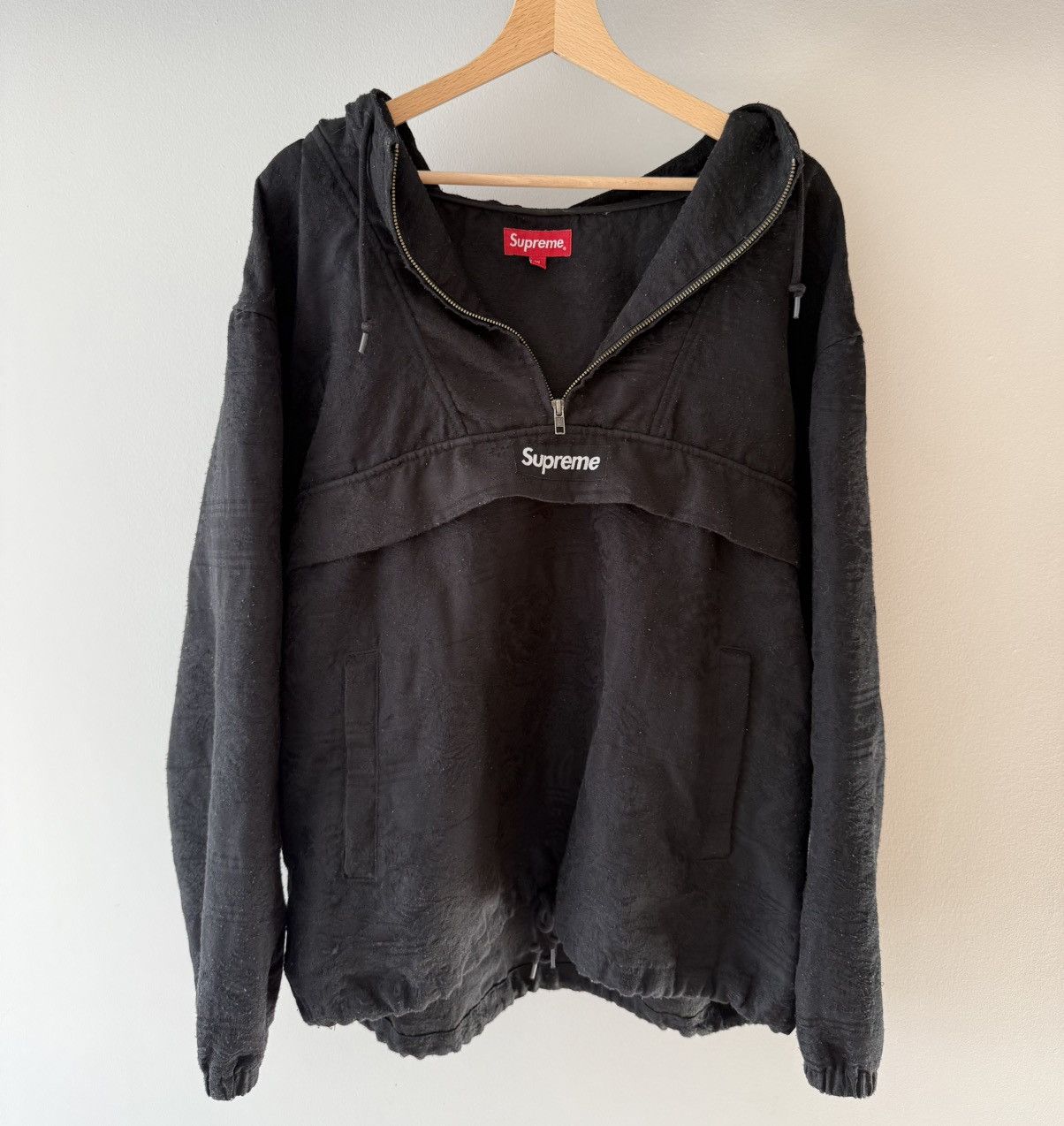 Supreme Supreme Floral Tapestry Anorak Black Size US XL / EU 56 / 4 - 3 Thumbnail