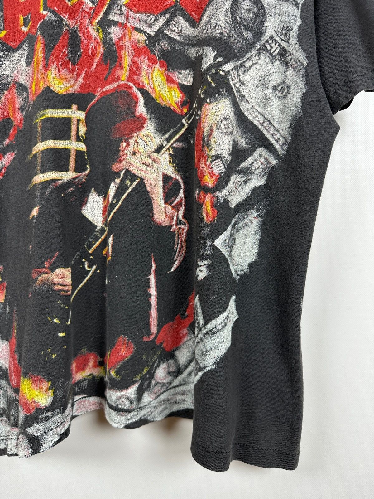 AC/DC Vintage AC/DC All Over Print Rare T-Shirt Size US XL / EU 56 / 4 - 16 Thumbnail