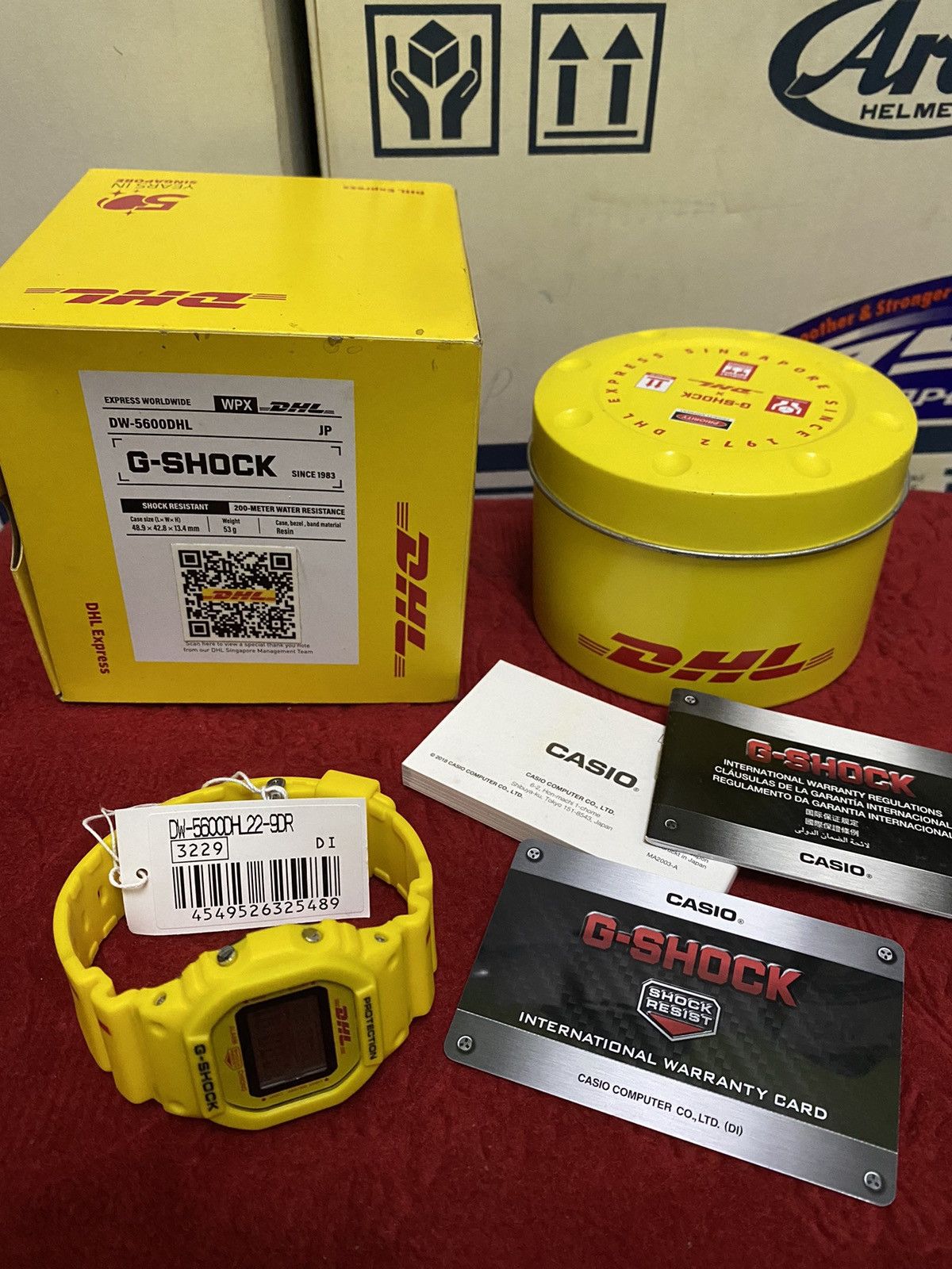 Casio × DHL × Japanese Brand Gshock x DHL for 50th years in Singapore Size ONE SIZE - 1 Thumbnail