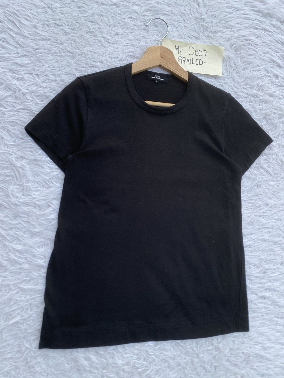 Comme des Garcons Rare AD2016 tricot Comme Des Garcons Plain Tshirt Size S / US 4 / IT 40 - 2 Thumbnail