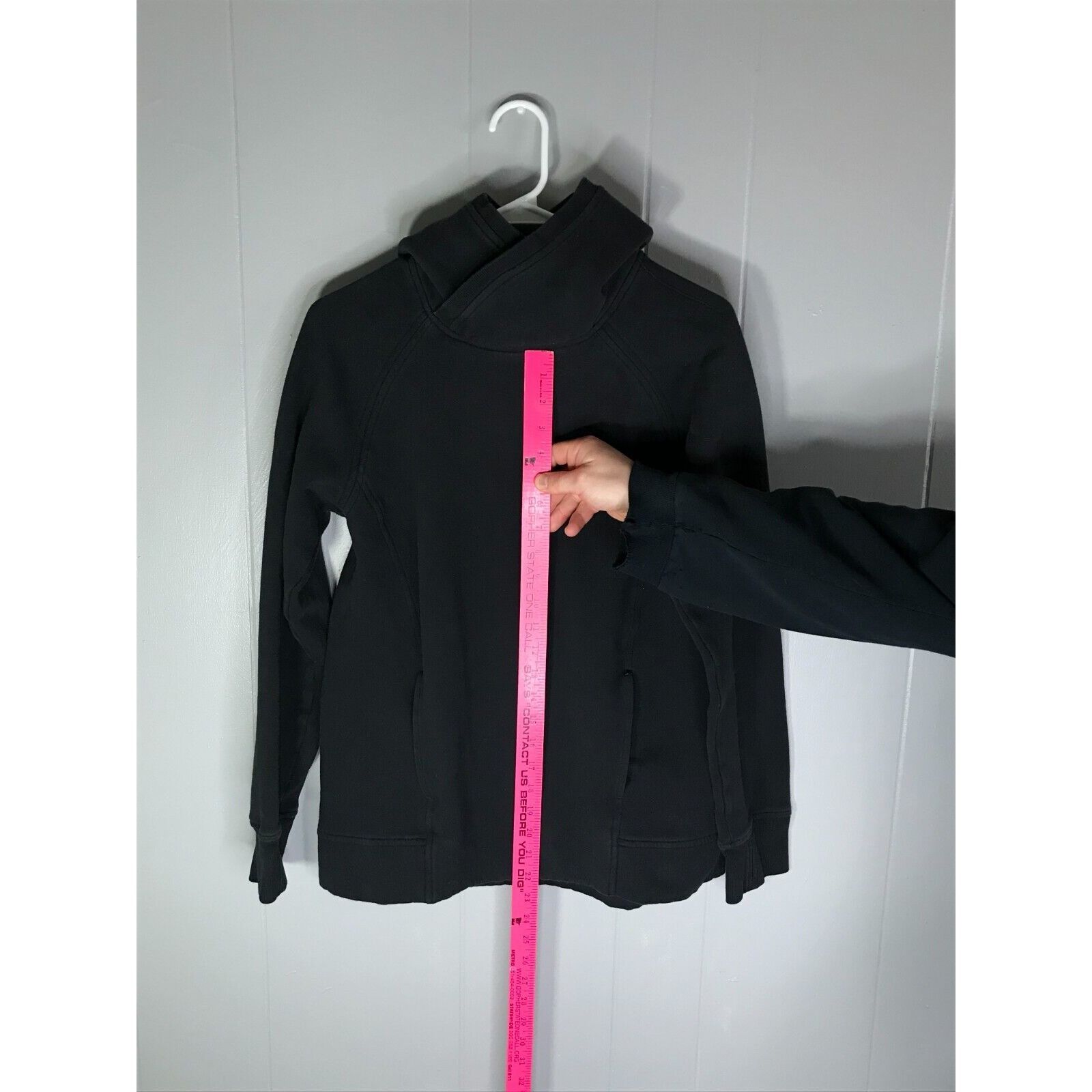 Lululemon Lululemon Fleece Please Black Sweatshirt Pullover Hoodie Ath Size M / US 6-8 / IT 42-44 - 7 Thumbnail
