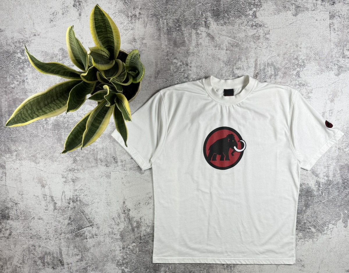 Mammut Mammut Men’s XL White Classic Logo Outdoor Cotton Basic Jersey T Shirt Tee Shirt Size US XL / EU 56 / 4 - 1 Thumbnail