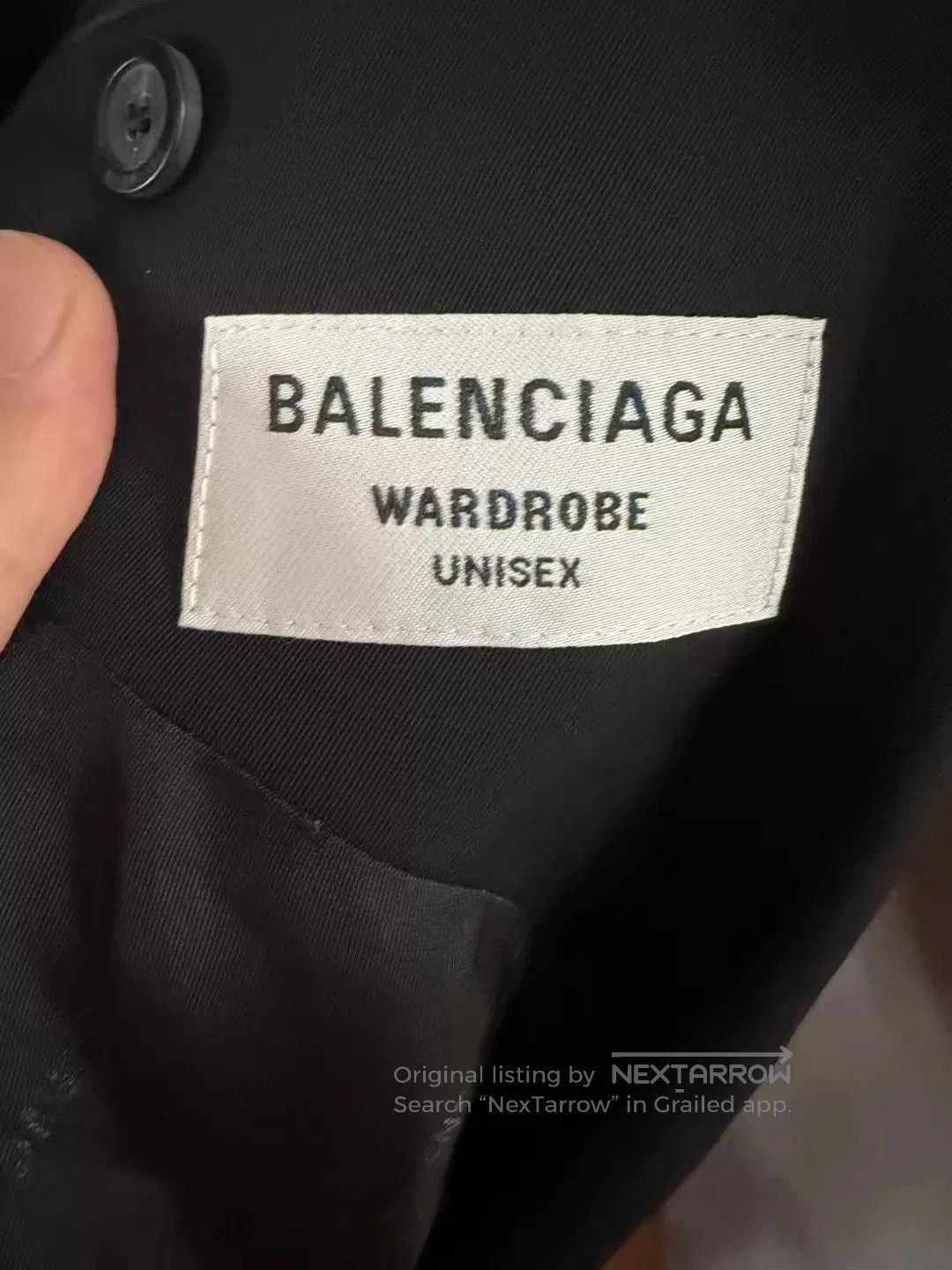 Balenciaga balenciaga black label unisex blazer jacket. Size US S / EU 44-46 / 1 - 2 Thumbnail
