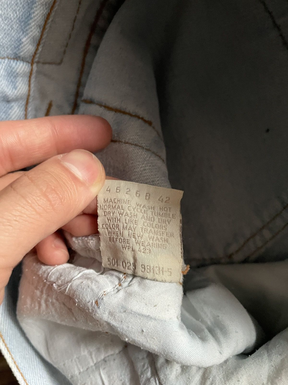Levi's × Vintage Vintage Light Blue Levi’s 505 Denim Jeans USA made Size US 34 / EU 50 - 14 Thumbnail