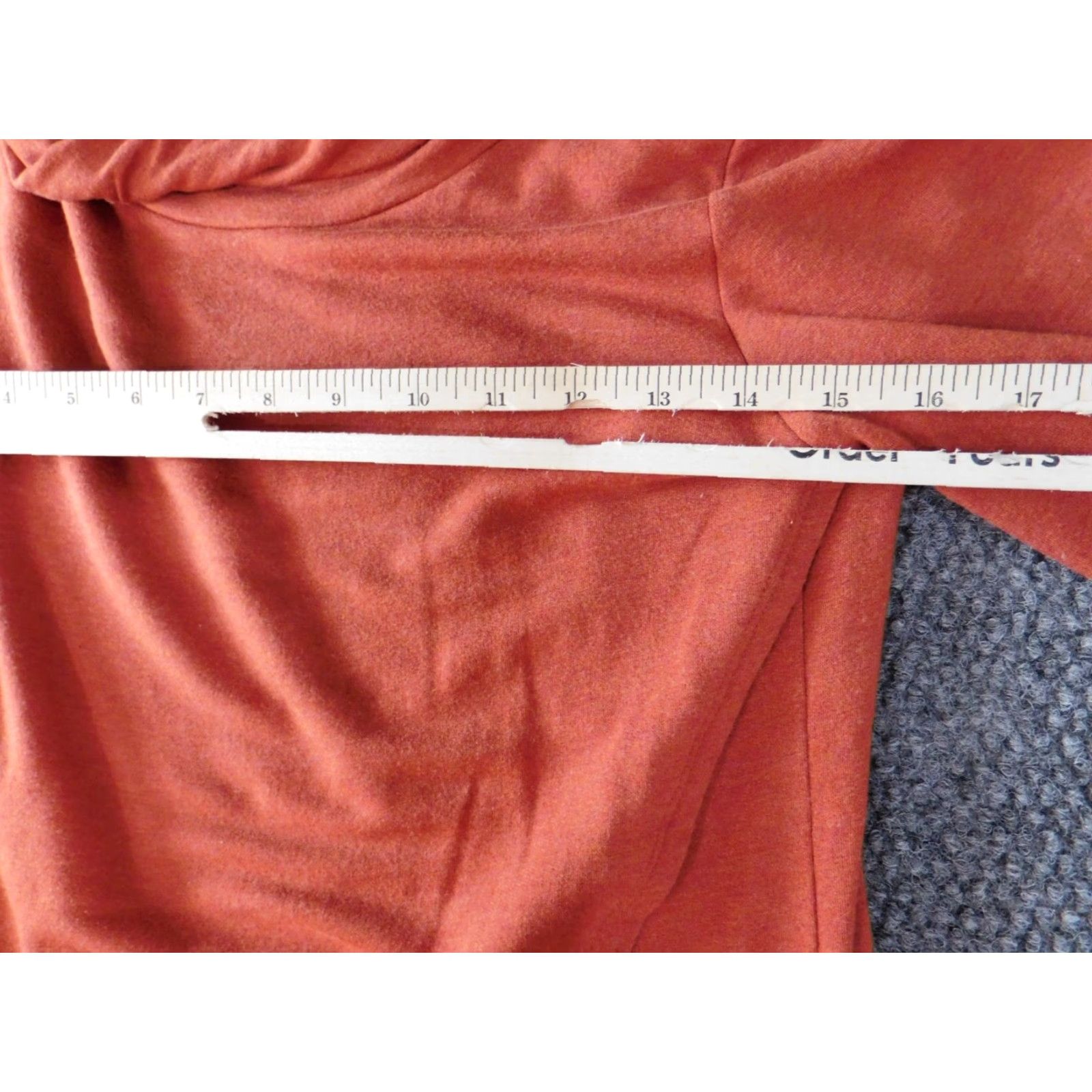 Vintage Magnolia Grace Womens Sweater Medium Orange Crew Neck Long Sleeve Pullover Knit Stretch Casual Winter Classic M Size M / US 6-8 / IT 42-44 - 4 Thumbnail