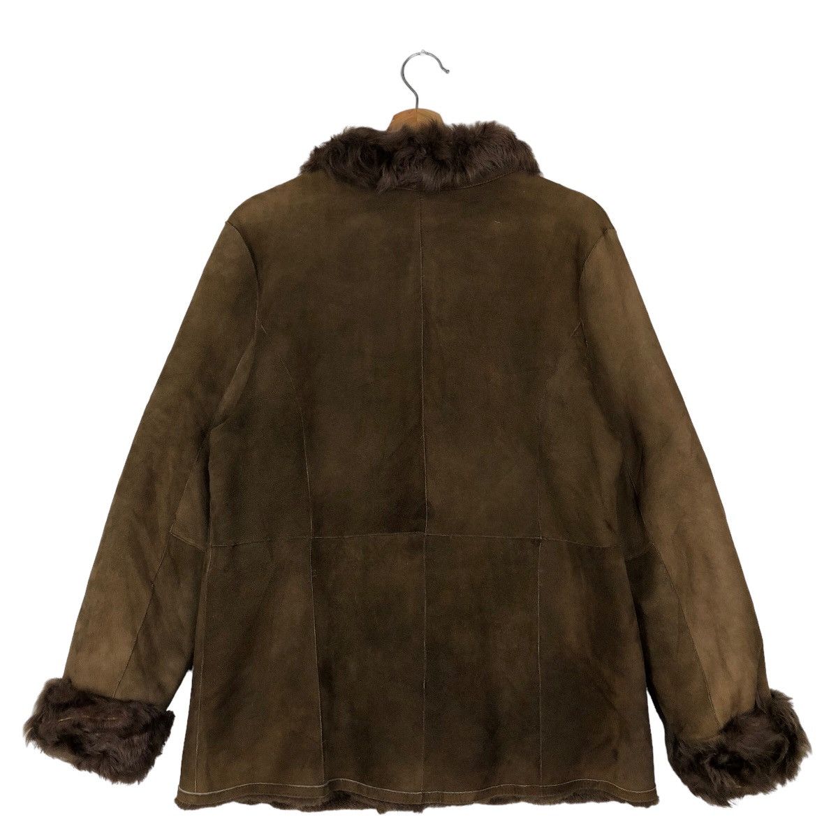 Japanese Brand 🔥90’s Vintage Leather Shearling Jacket Mink Fur Lining Size US M / EU 48-50 / 2 - 7 Thumbnail