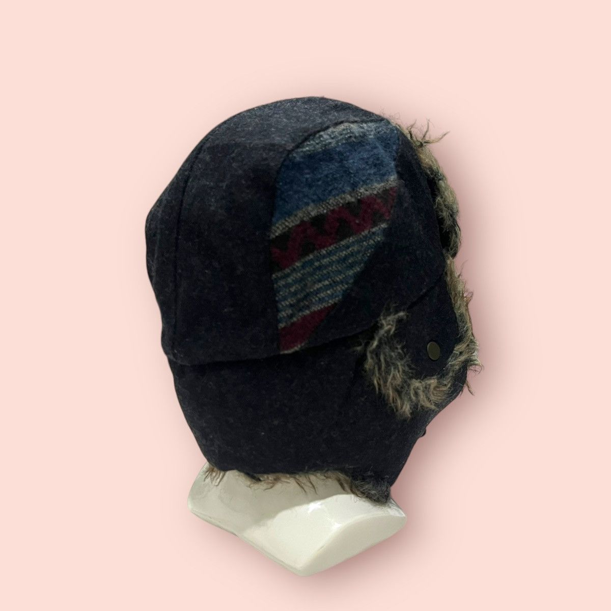 If Six Was Nine × Japanese Brand VINTAGE FAUX FUR TRAPPER HAT ALT BEANIE Size ONE SIZE - 13 Thumbnail