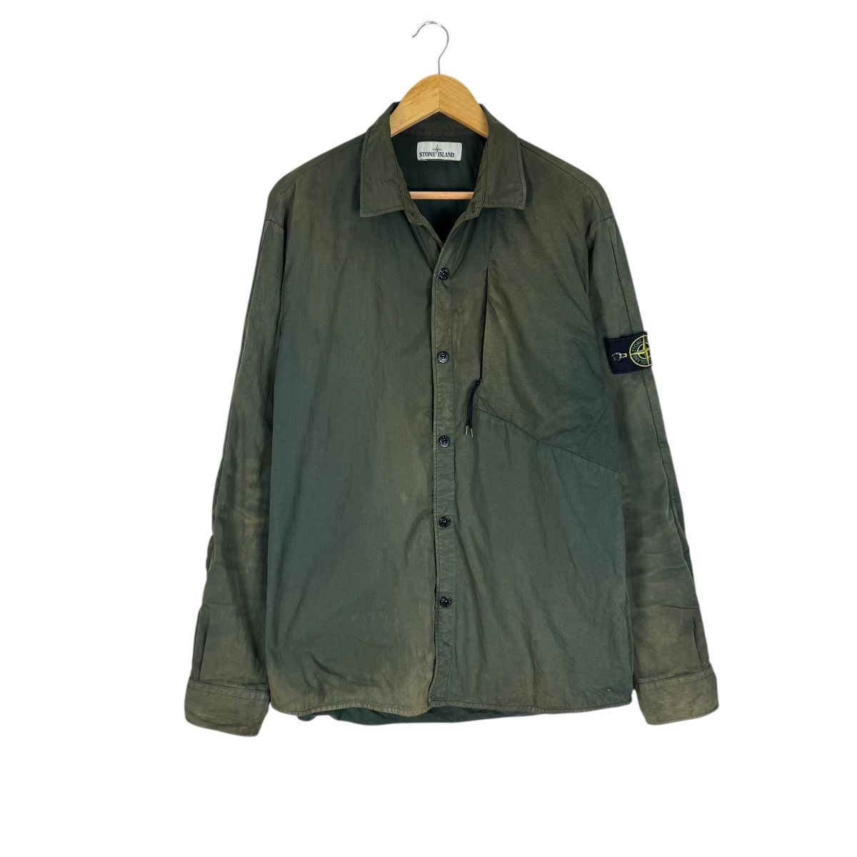 Stone Island 🔥STONE ISLAND SUN FADED SNAP BUTTON JACKET Size US XL / EU 56 / 4 - 2 Thumbnail