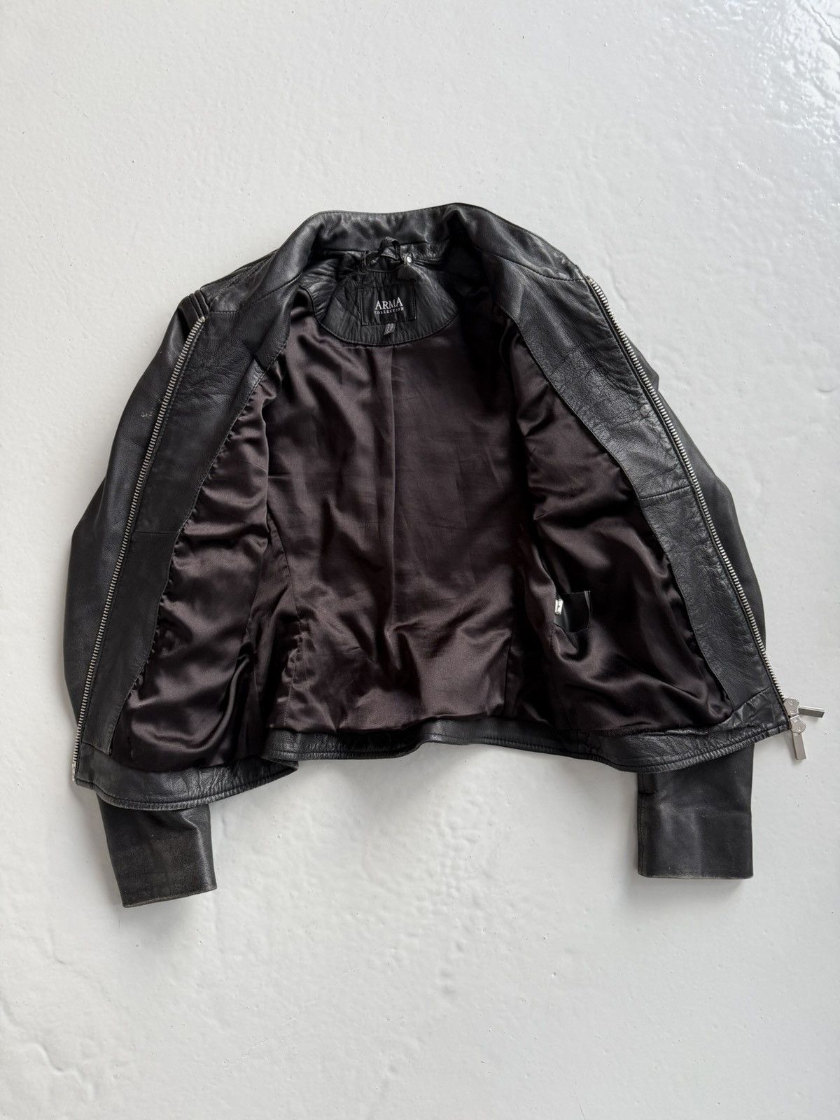 Vintage Vintage archive y2k sheep leather biker jacket Size S / US 4 / IT 40 - 12 Thumbnail