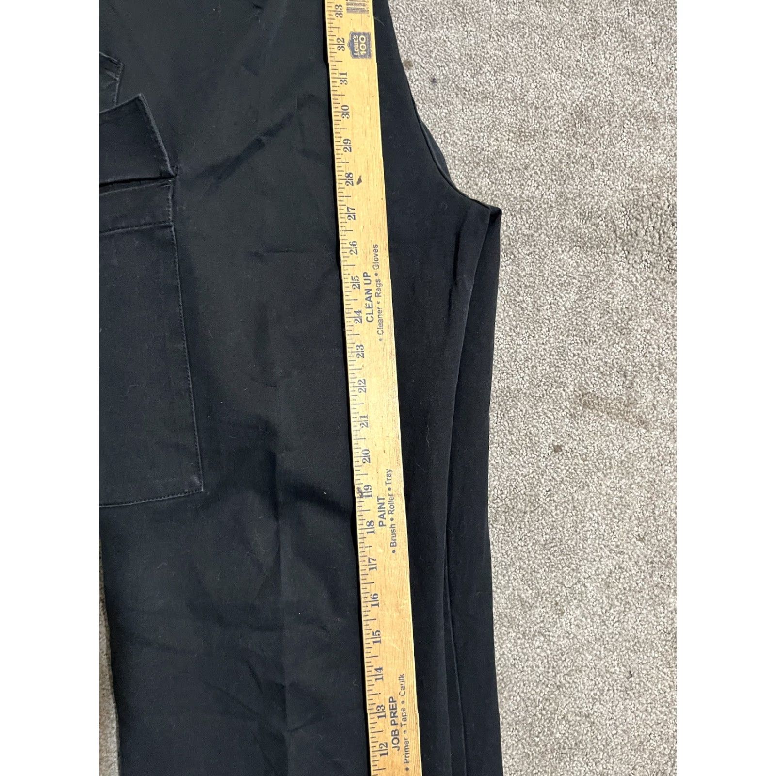Gloria Vanderbilt Gloria Vanderbilt Women's Black Cargo Pants 10 Size 32" / US 10 / IT 46 - 7 Thumbnail