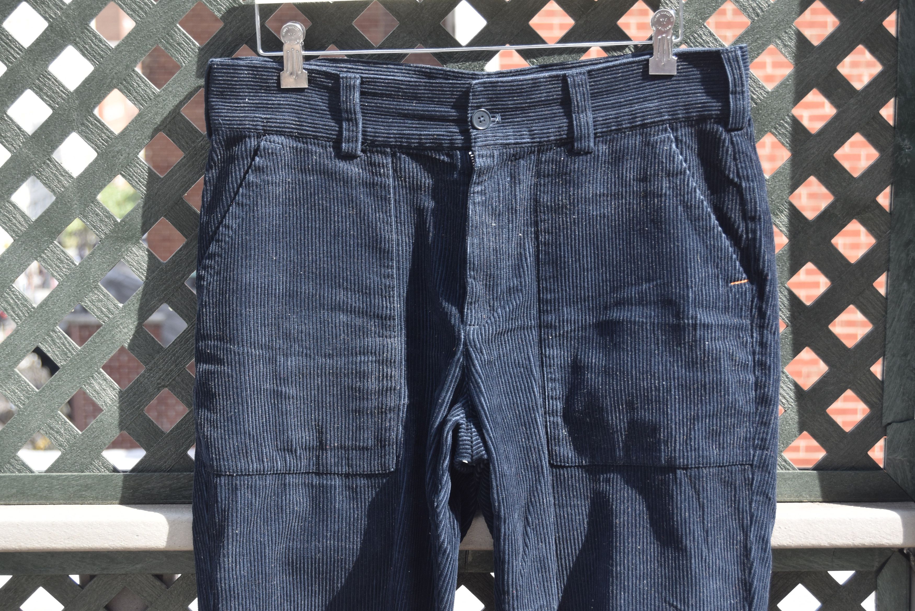 Far Afield Far Afield navy corduroy fatigues Size US 32 / EU 48 - 1 Thumbnail