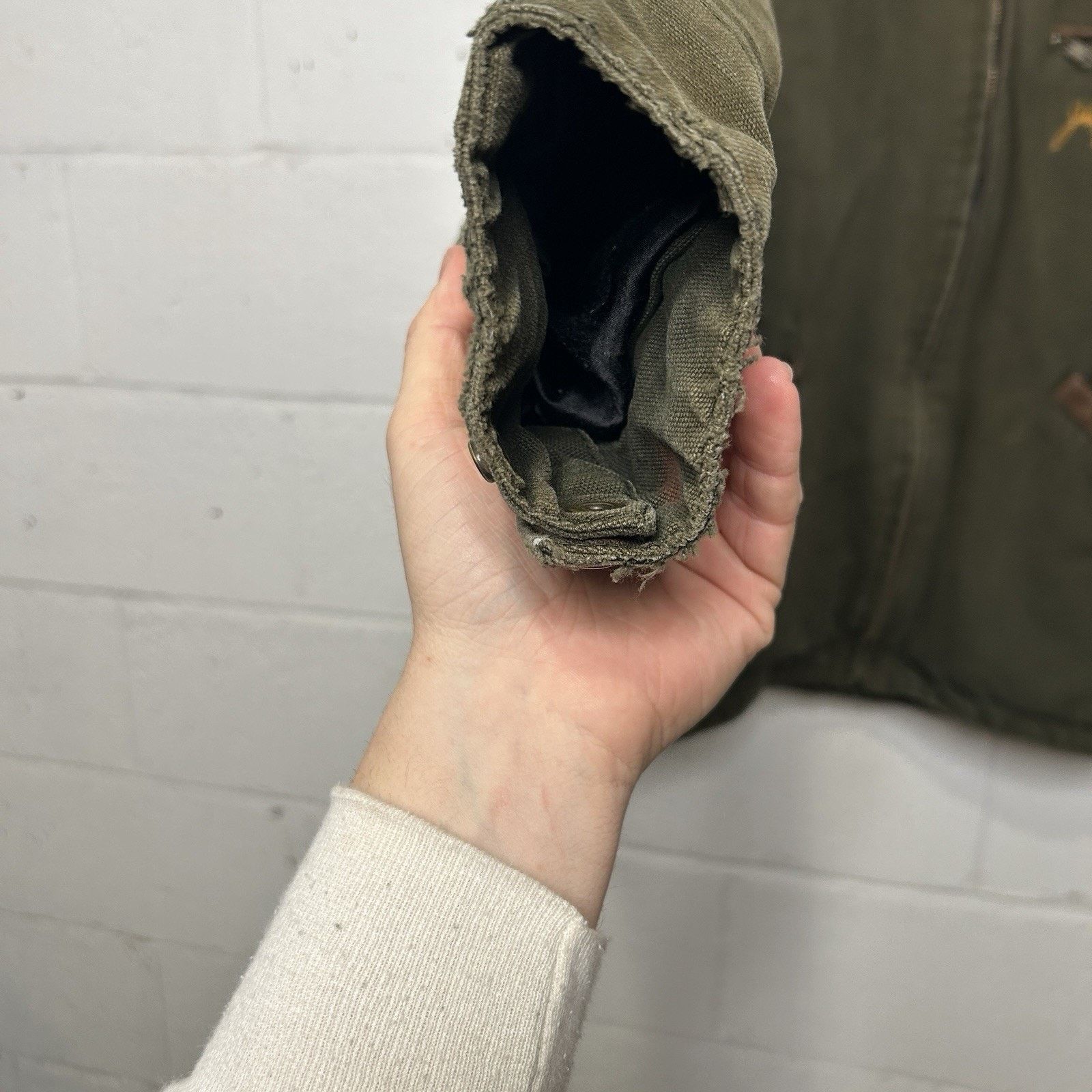 The Unbranded Brand Vintage Quilted Detroit Style Jacket “Moss Green” Size US XL / EU 56 / 4 - 10 Thumbnail