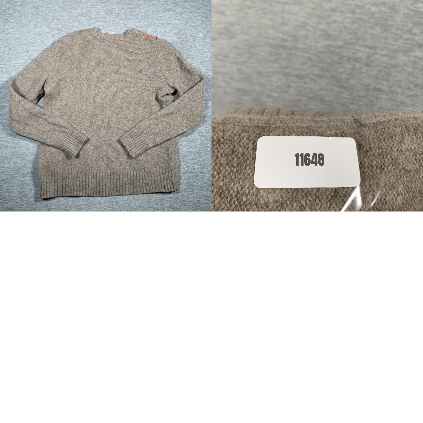 Banana Republic Banana Republic Sweater Mens Large Gray Orange Argyle Wool Blend Pullover Size US L / EU 52-54 / 3 - 8 Thumbnail