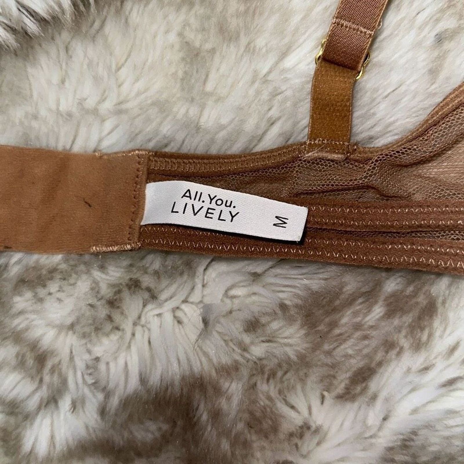 Other All You Lively Cheetah Print Adjustable Bralette | Sz M Size ONE SIZE - 4 Thumbnail