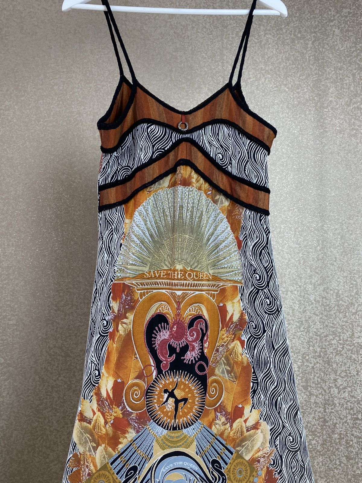 Japanese Brand × Vintage Save The Queen Vintage Mesh Maxi Dress Size L Size L / US 10 / IT 46 - 6 Thumbnail