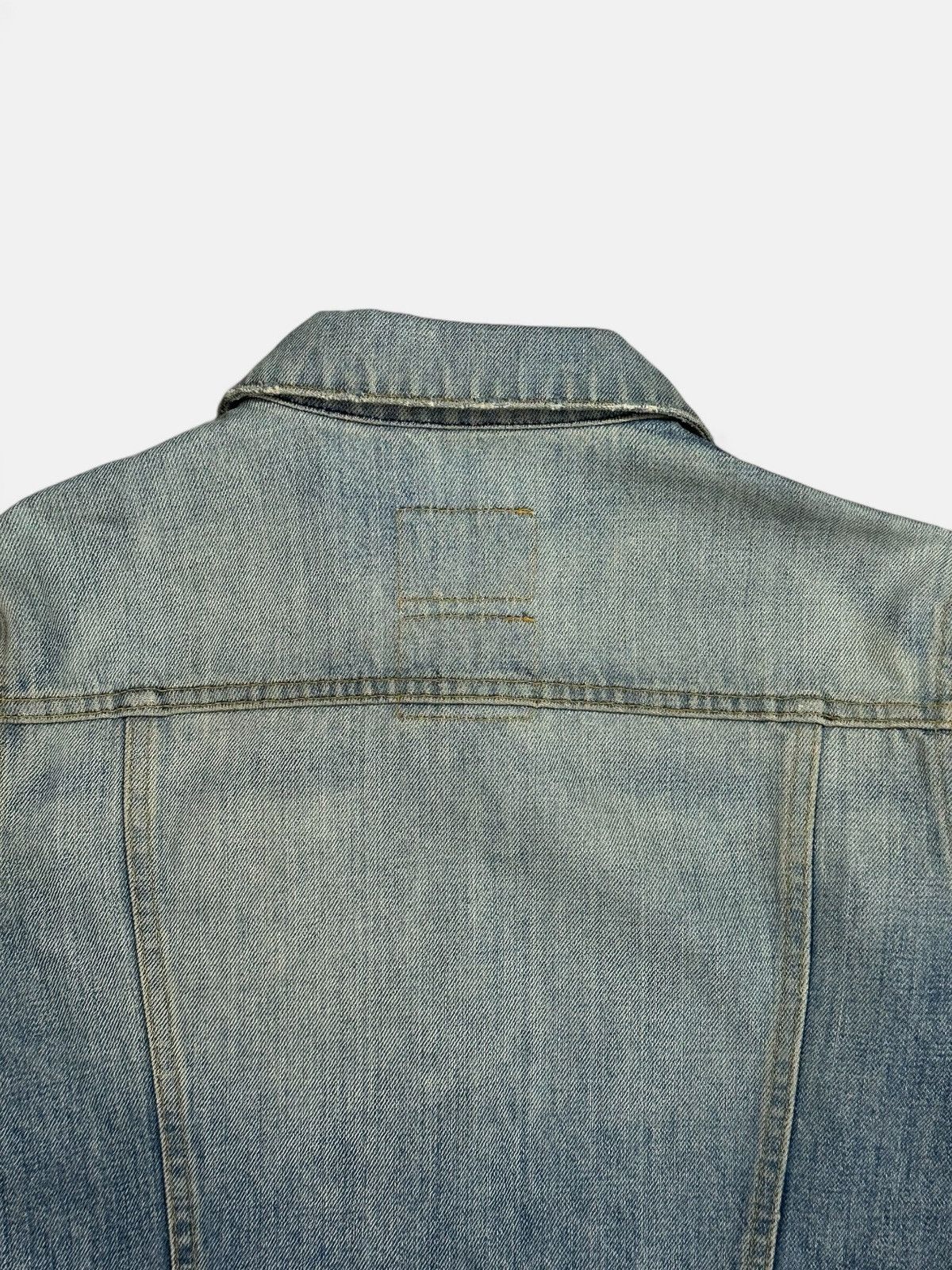 Helmut Lang Helmut Lang - Sun Faded Broken Denim Jacket Size US S / EU 44-46 / 1 - 6 Thumbnail