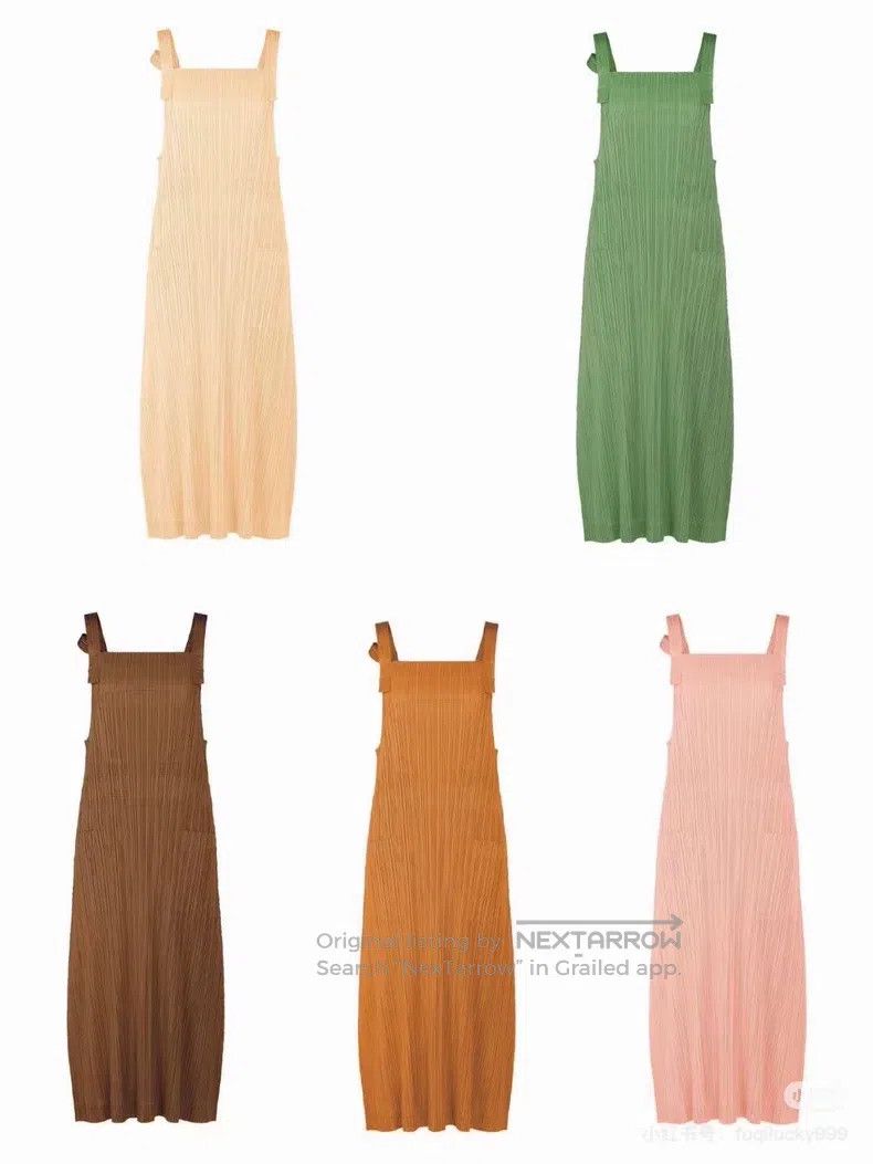 Issey Miyake Issey Miyake Beige overall dress Size XXL / US 16-18 / IT 52-54 - 6 Thumbnail