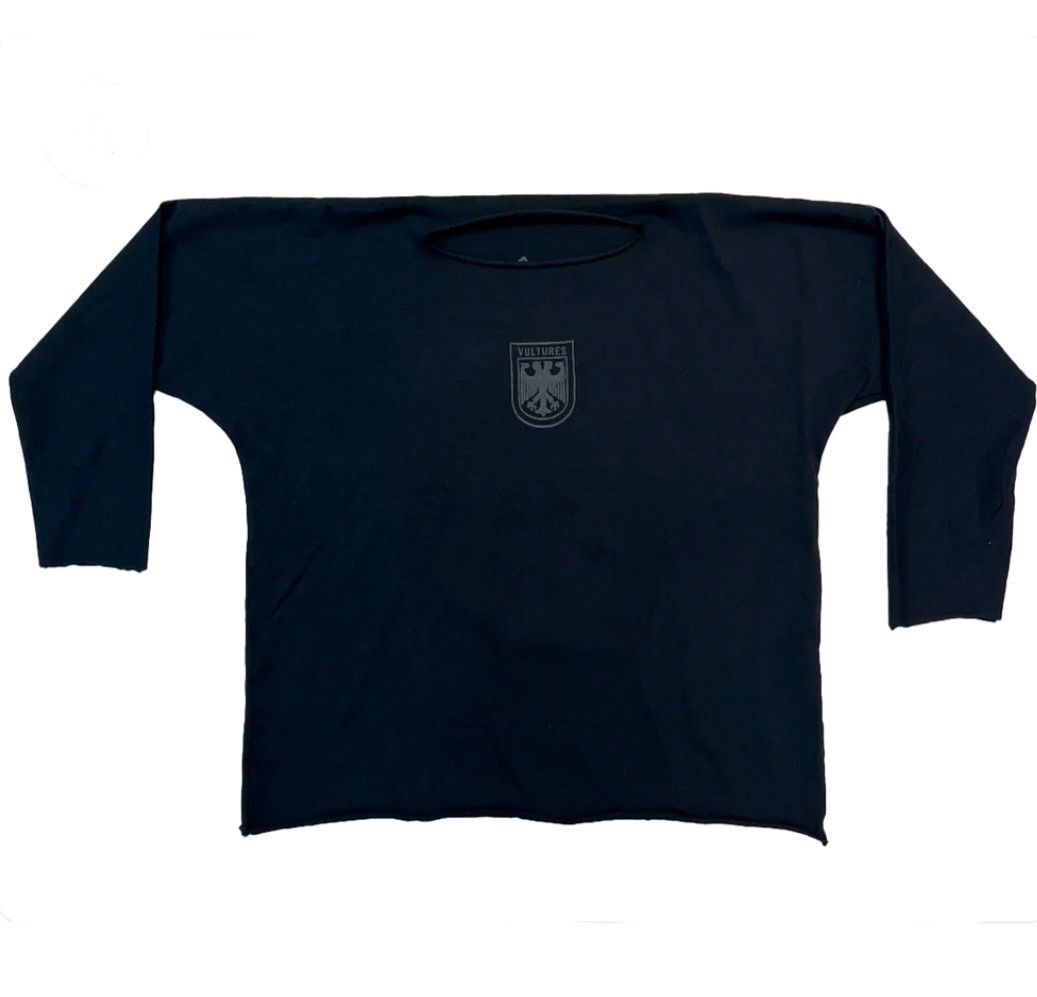 Kanye West × Yeezy Size 3 XL Yeezy Vultures Long T Black Tee Shirt