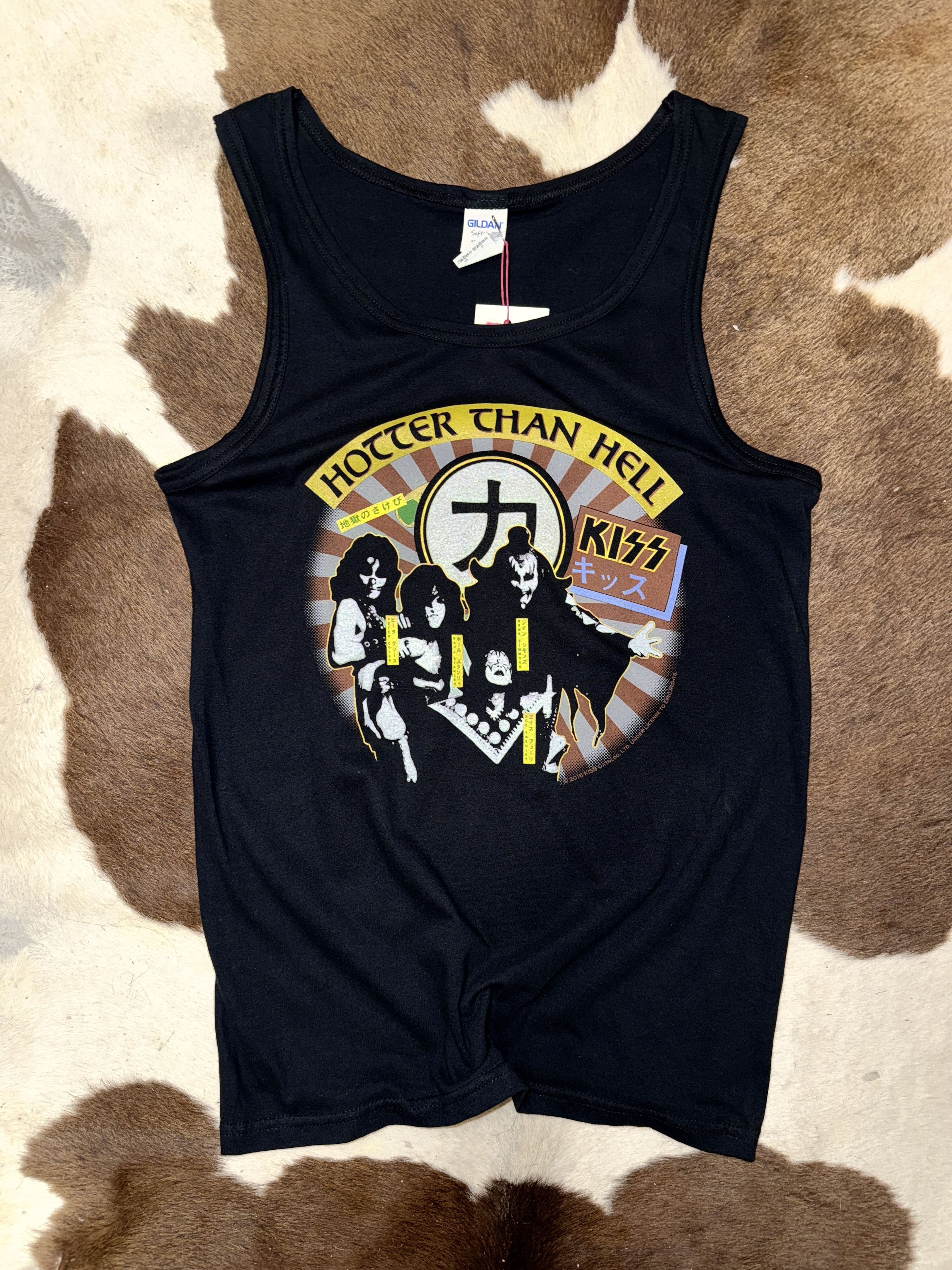 KISS Kiss Hotter than hell merch tank top - S Size US S / EU 44-46 / 1 - 6 Thumbnail