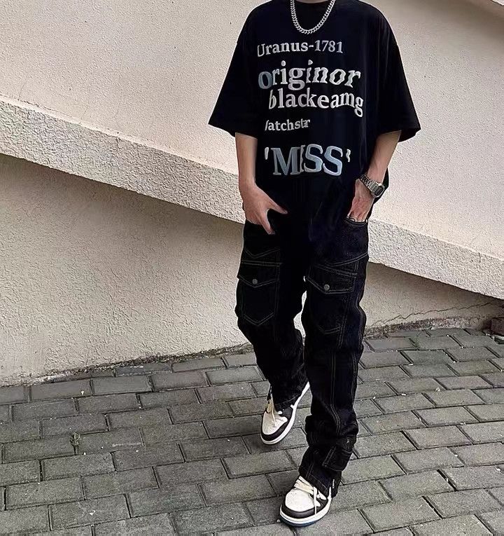 Japanese Brand × Jean Vintage washed topstitched pocket jeans Size US 32 / EU 48 - 2 Thumbnail