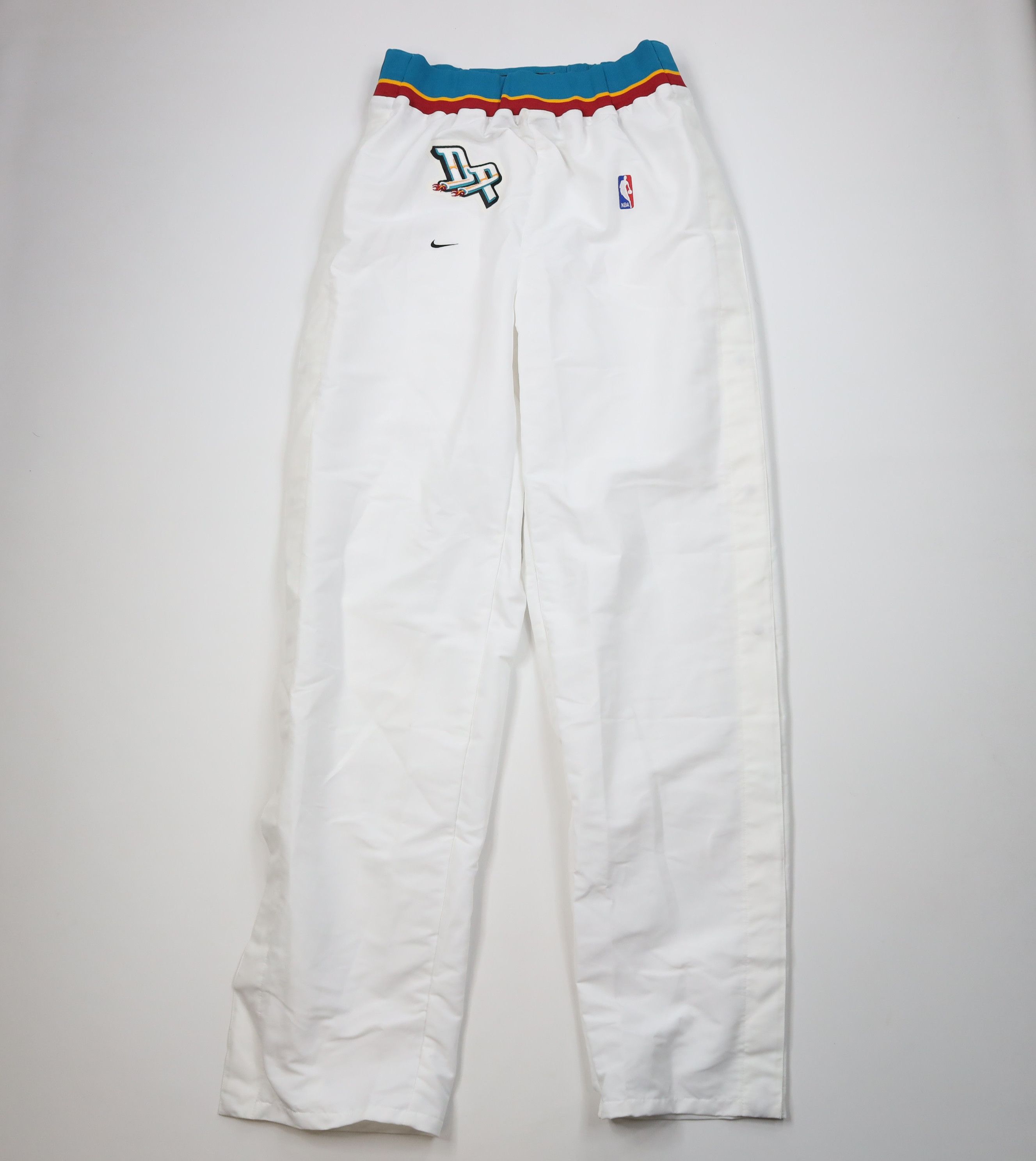 Nike Vintage 90s Nike NBA Detroit Pistons Basketball Pants White Size US 40 / EU 56 - 1 Thumbnail