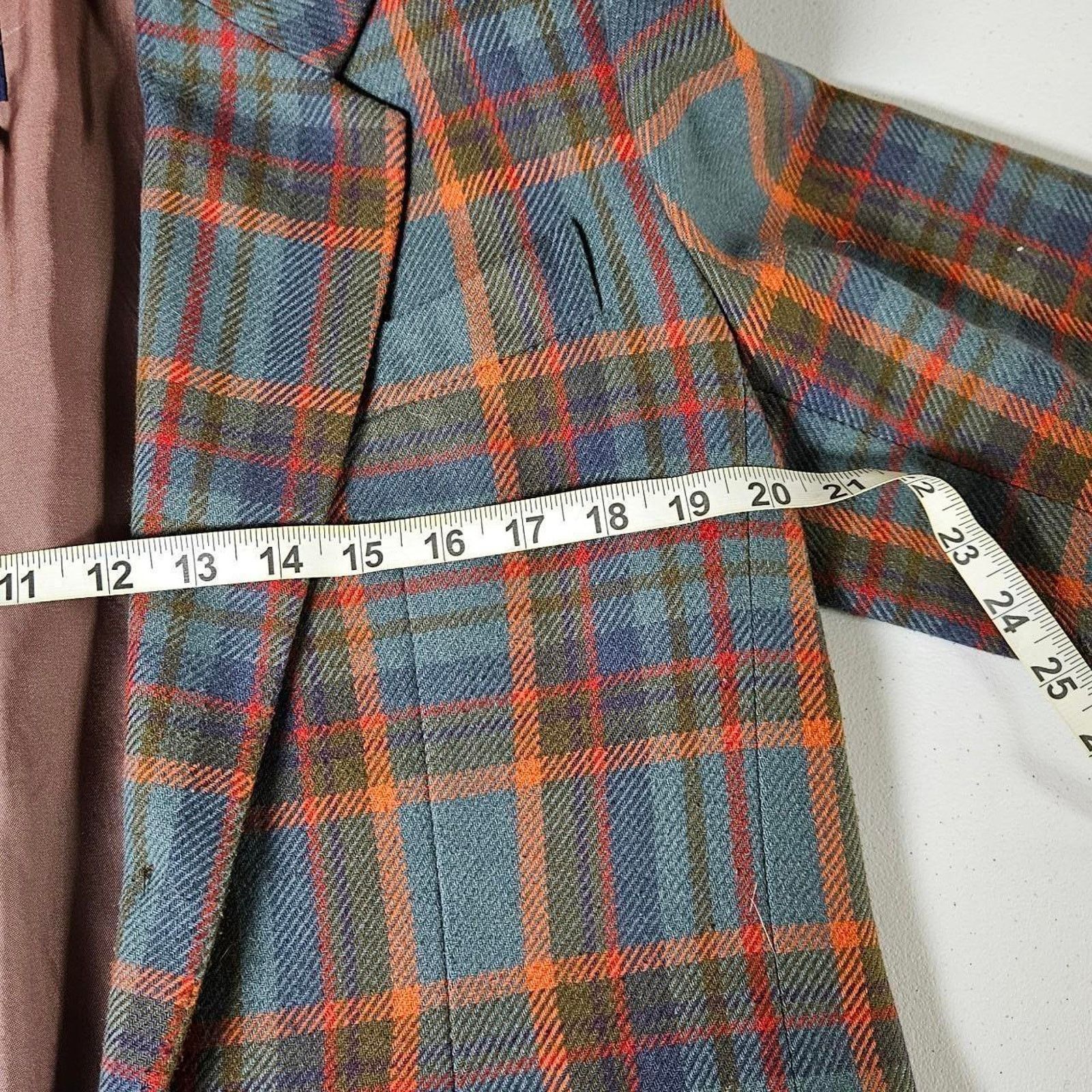 Gap Vtg 80s gap plaid gap blazer large Size S / US 4 / IT 40 - 6 Thumbnail