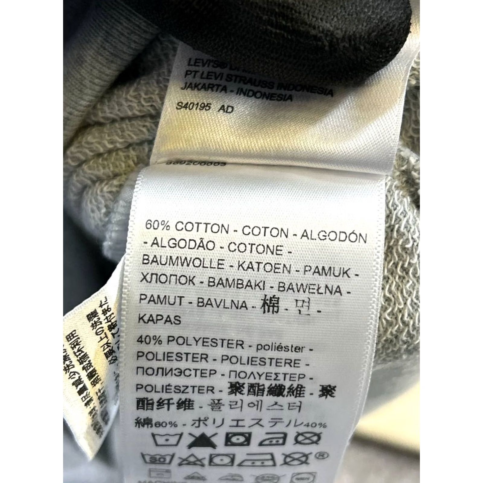 Levi's Levi's Sweatshirt Womens 1X Gray Cotton Blend Pullover Size XL / US 12-14 / IT 48-50 - 4 Thumbnail