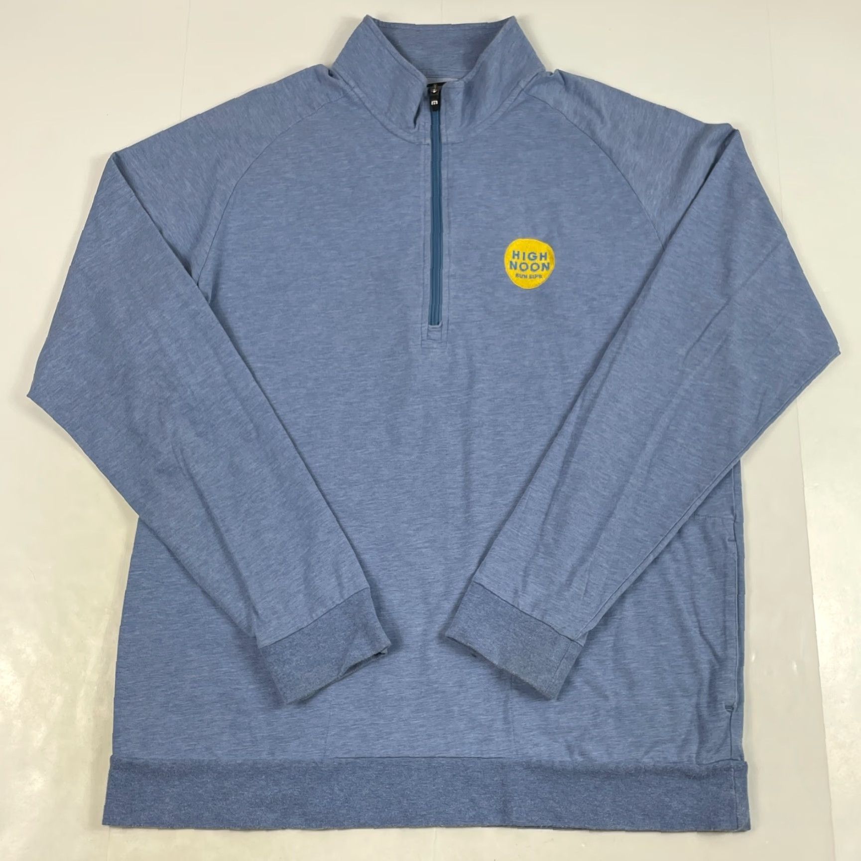 TravisMathew Travis Mathew Shirt Mens XL Blue Golf 1/4 Zip Pullover Golfing Activewear Casual Warm Weather Comfort Moisture Wicking Size US XL / EU 56 / 4 - 2 Thumbnail