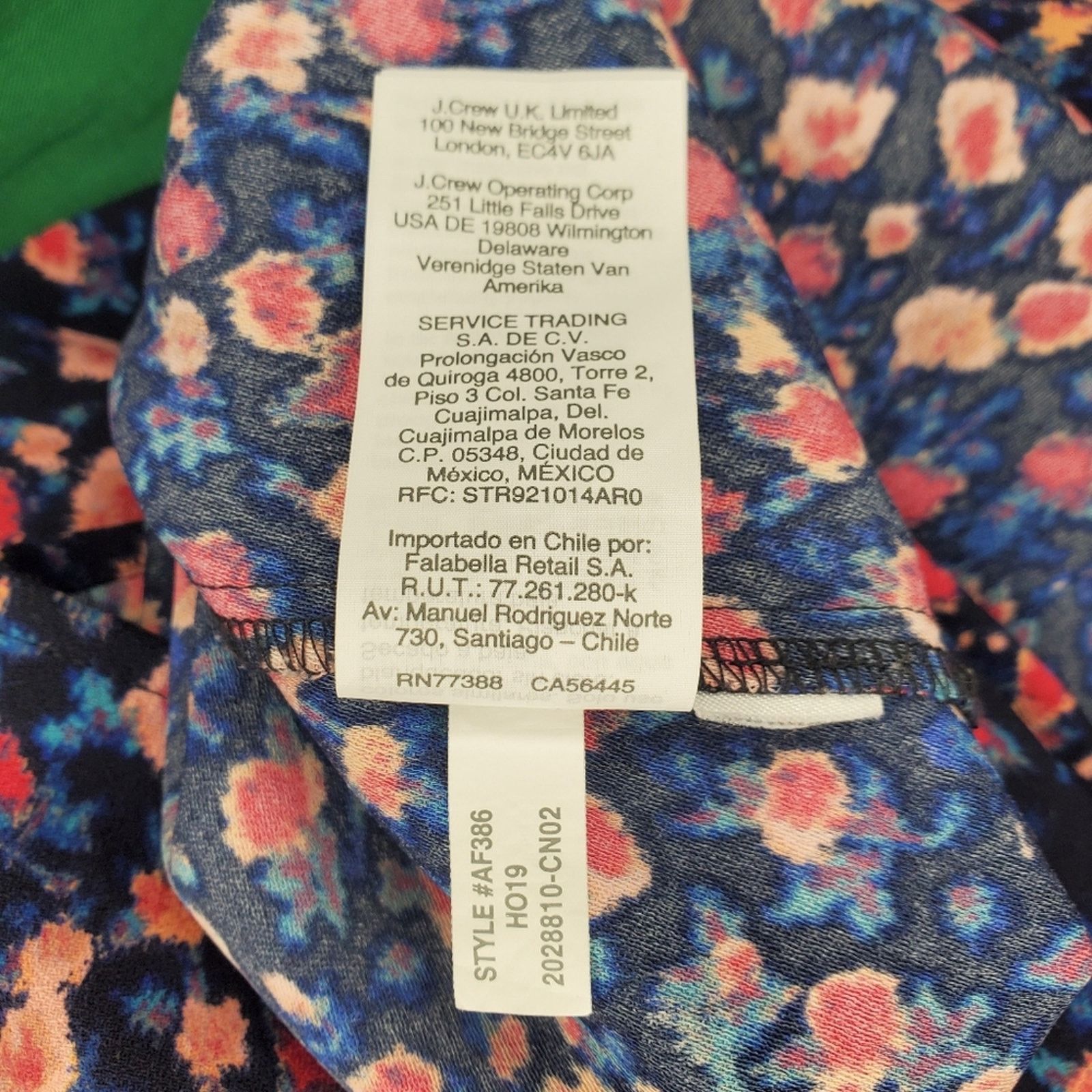 J.Crew J. Crew Popover Floral Blouse XS Size XS / US 0-2 / IT 36-38 - 8 Thumbnail