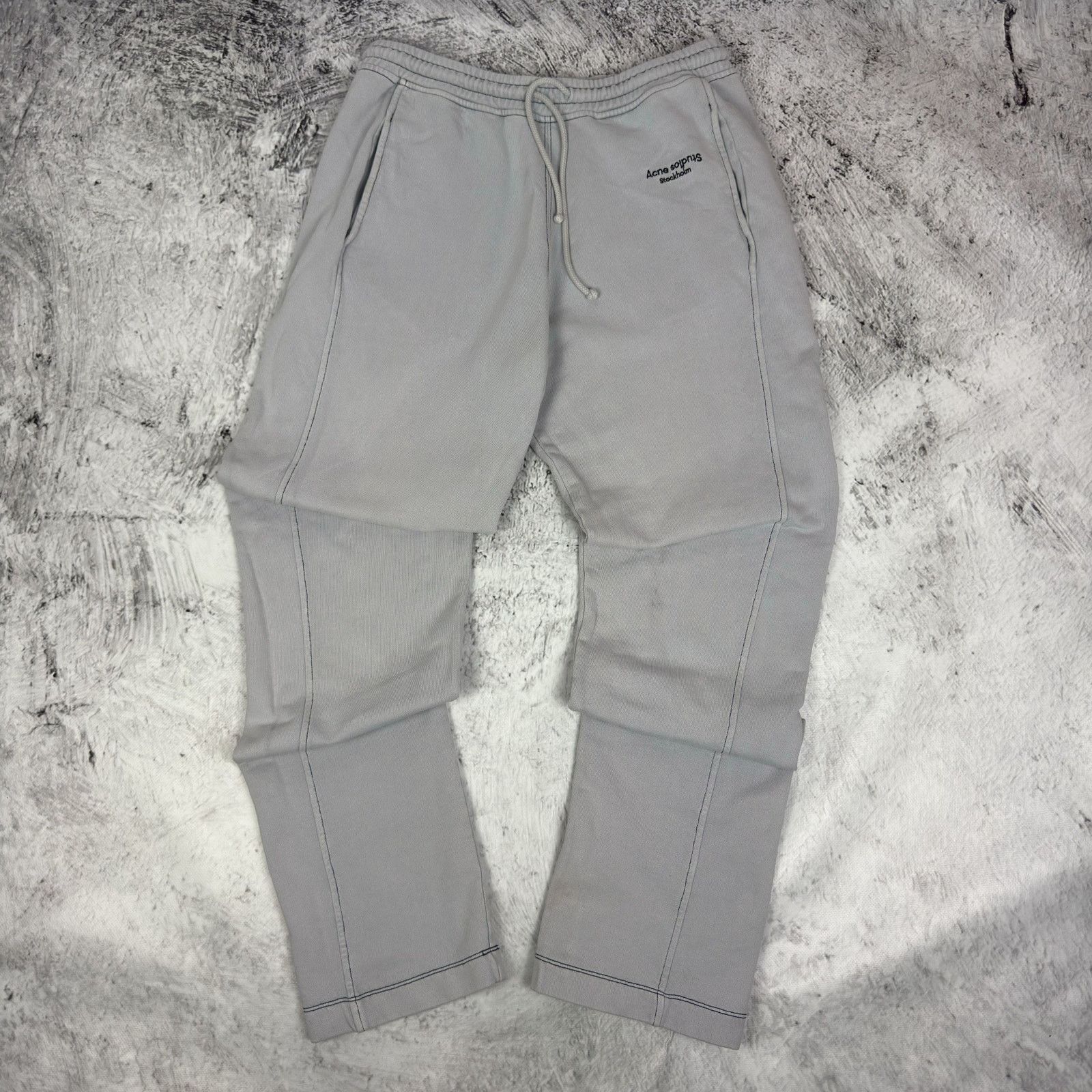 Acne Studios Acne Studios Stockholm Gray Cotton Sweatpants Small Size US 30 / EU 46 - 2 Thumbnail