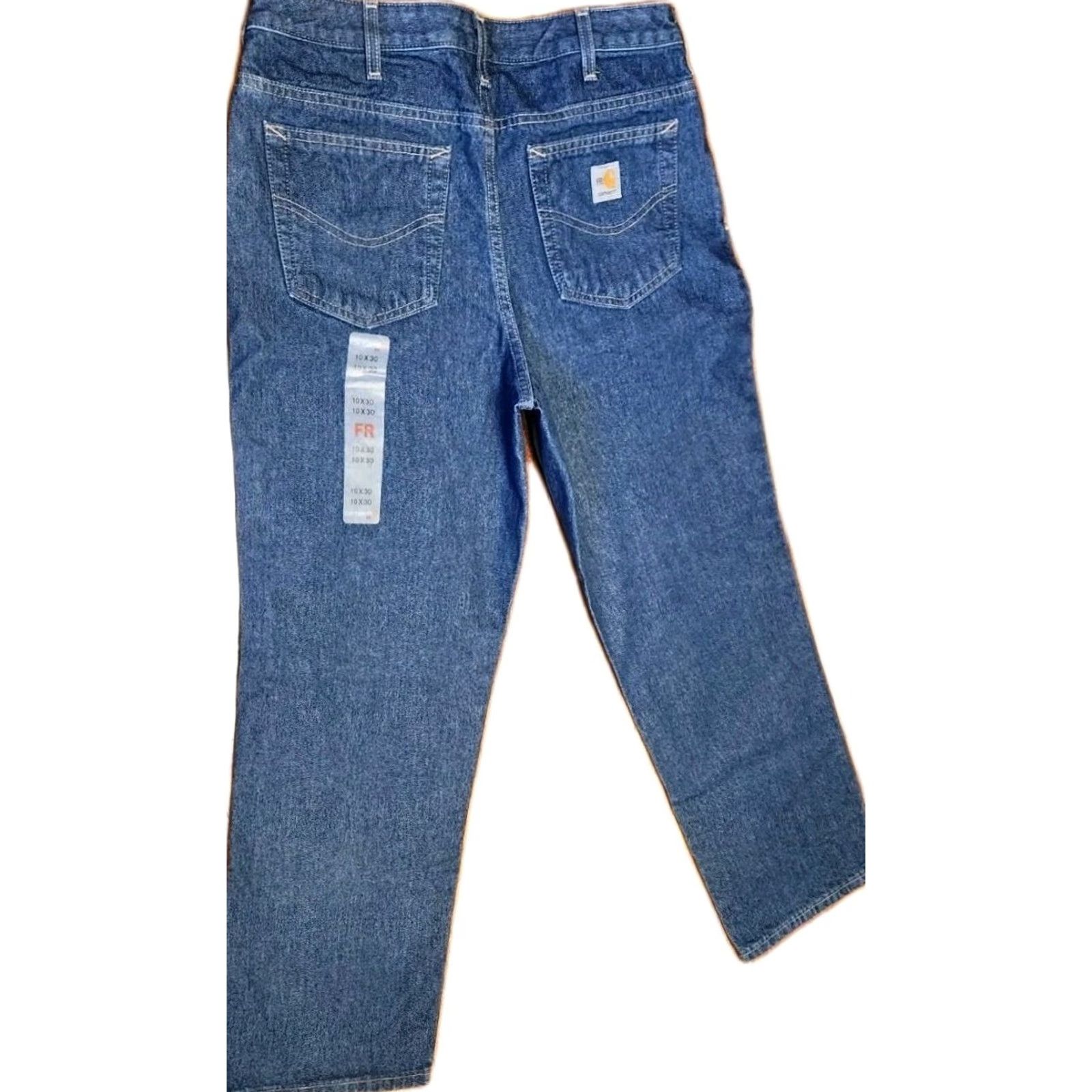 Carhartt VINTAGE Carhartt FR Jeans Women's Signature Denim Jeans 34x30 101249 407 NEW NWT Blue 100% Cotton Regular Womens Size 32" / US 10 / IT 46 - 2 Thumbnail