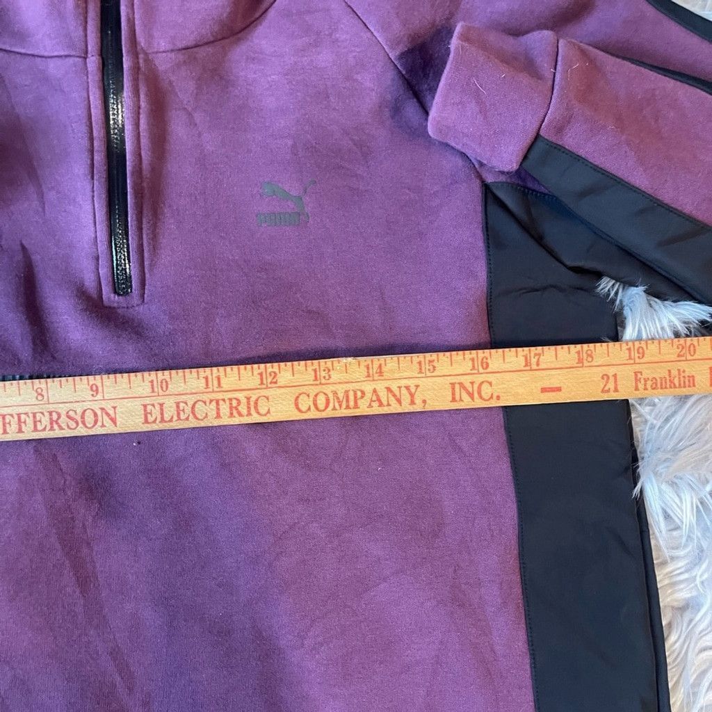 Puma Puma Purple Hoodie with Black Accents size M Size M / US 6-8 / IT 42-44 - 4 Thumbnail