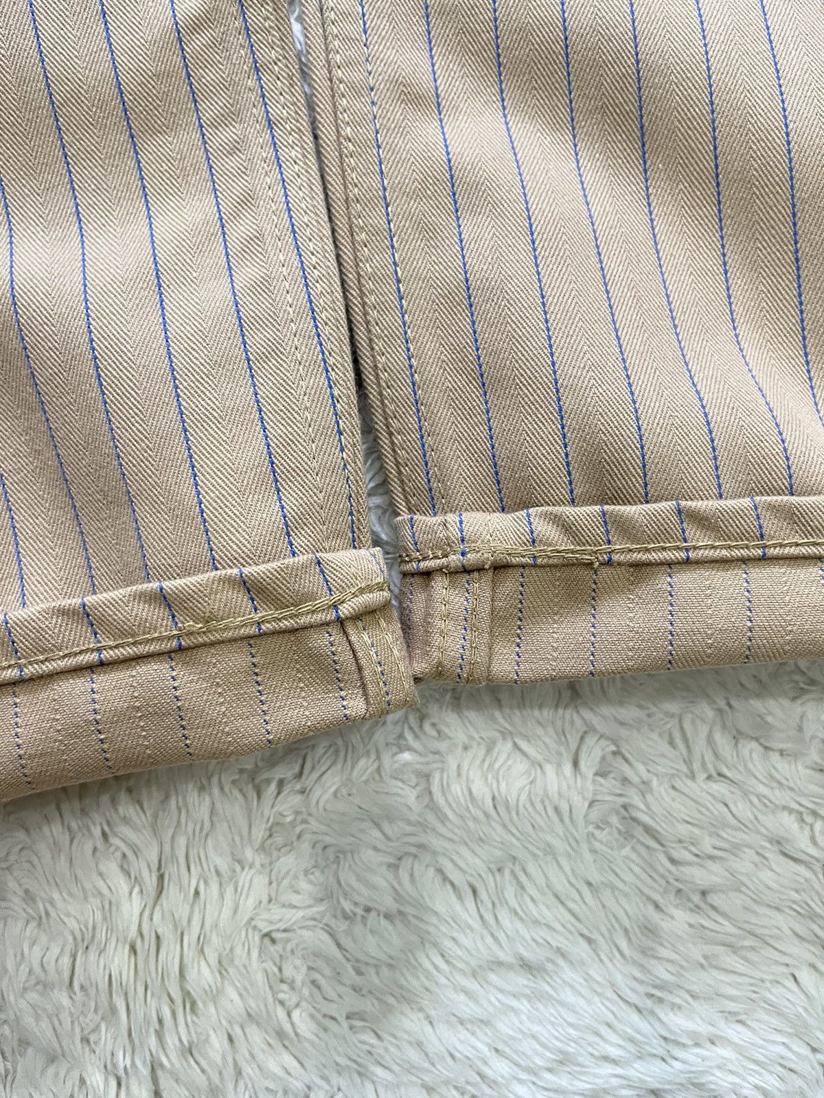 Number (N)ine number nine blue pinstripe pants Size US 30 / EU 46 - 14 Thumbnail