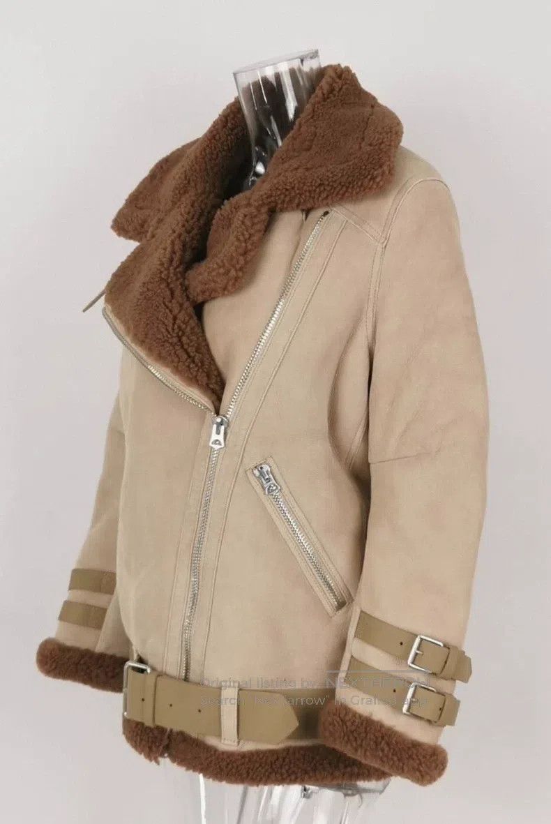 Acne Studios Acne Studios Shearling and Leather Combination Jacket Size XXS / US 00 / IT 34 - 2 Thumbnail