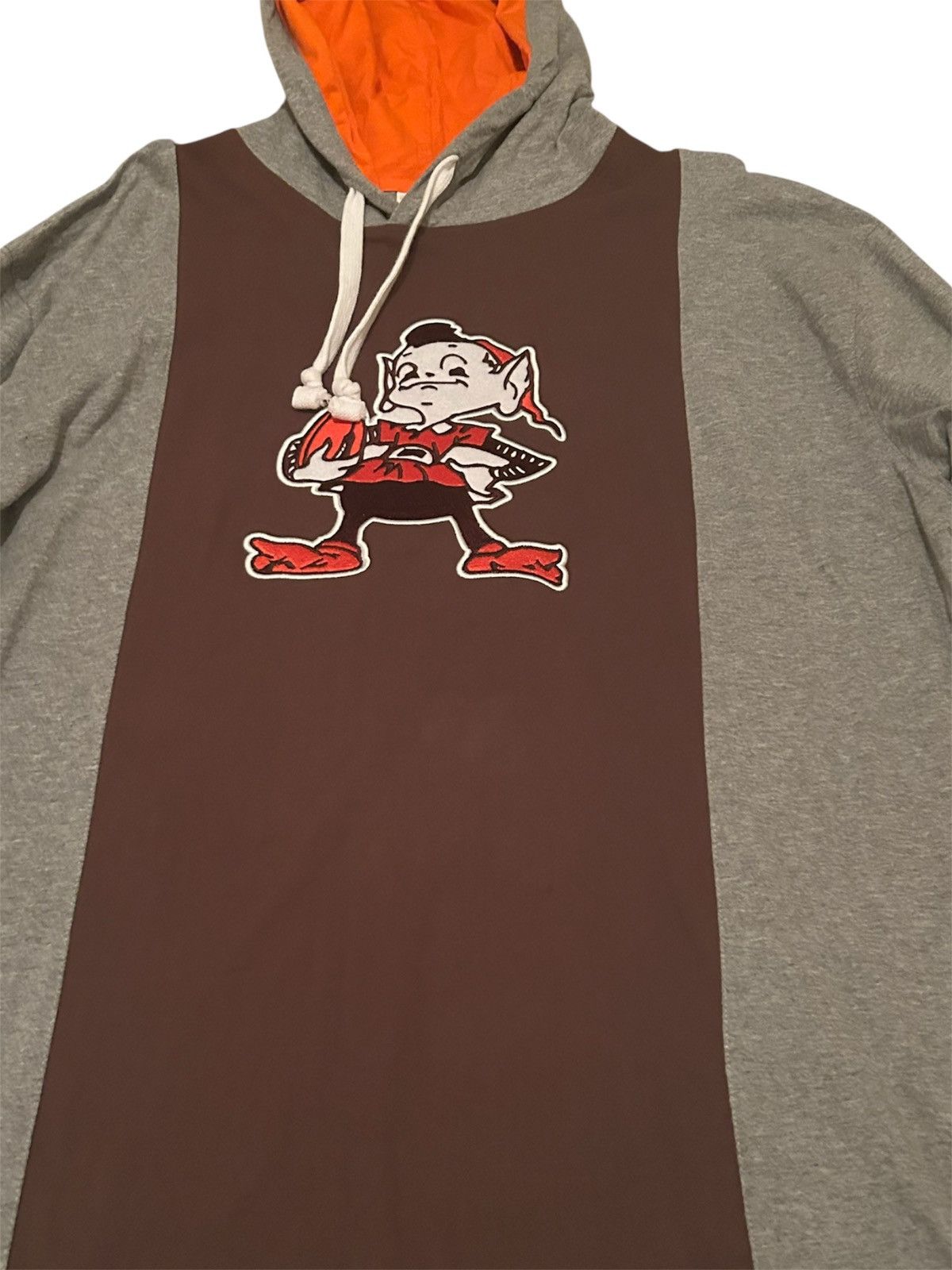 Mitchell & Ness Cleveland Browns The Elf Hoodie XL Retro NFL Brown Orange Size US XL / EU 56 / 4 - 7 Thumbnail